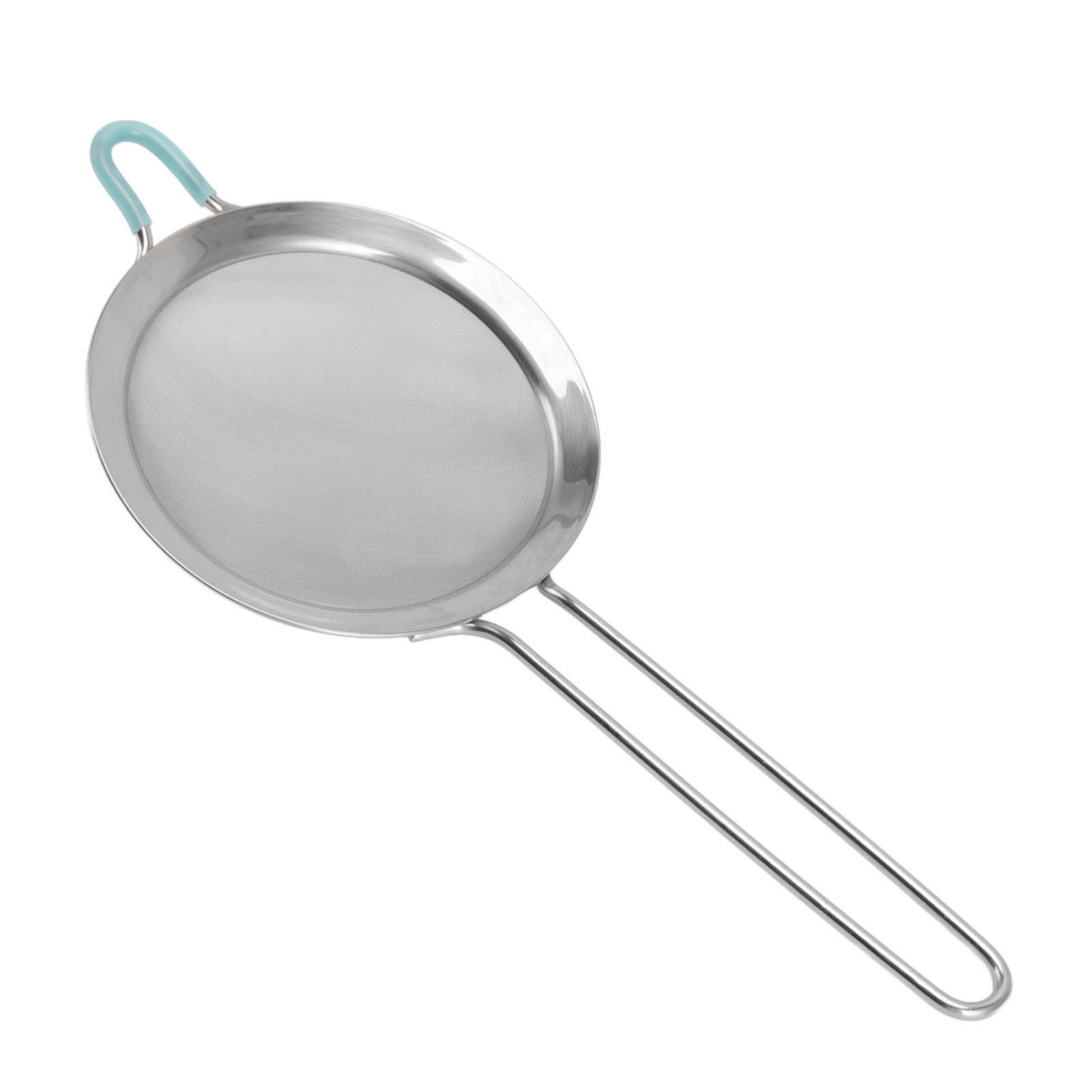 Mehlsieb Aus Edelstahl, 60 Mesh, Manuell, Langer Griff, Für Die Küche, 20 Cm/7,9 Zoll