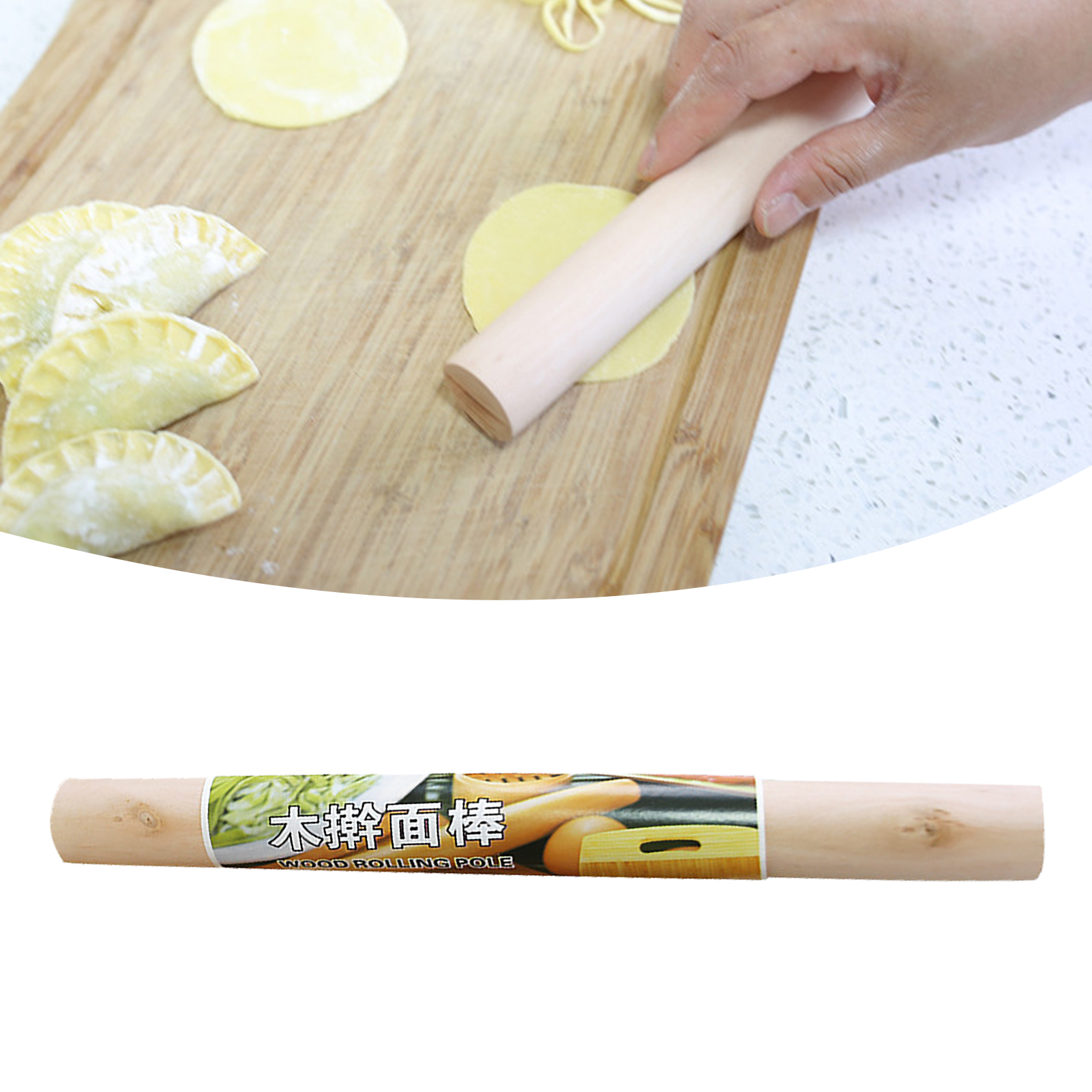 8,3 Zoll (ca. 21 Cm) Langer Nudelholz Aus Holz, Robust, Komfortabel, Glatt, Kleiner Nudelholz Für Küche Und Haushalt