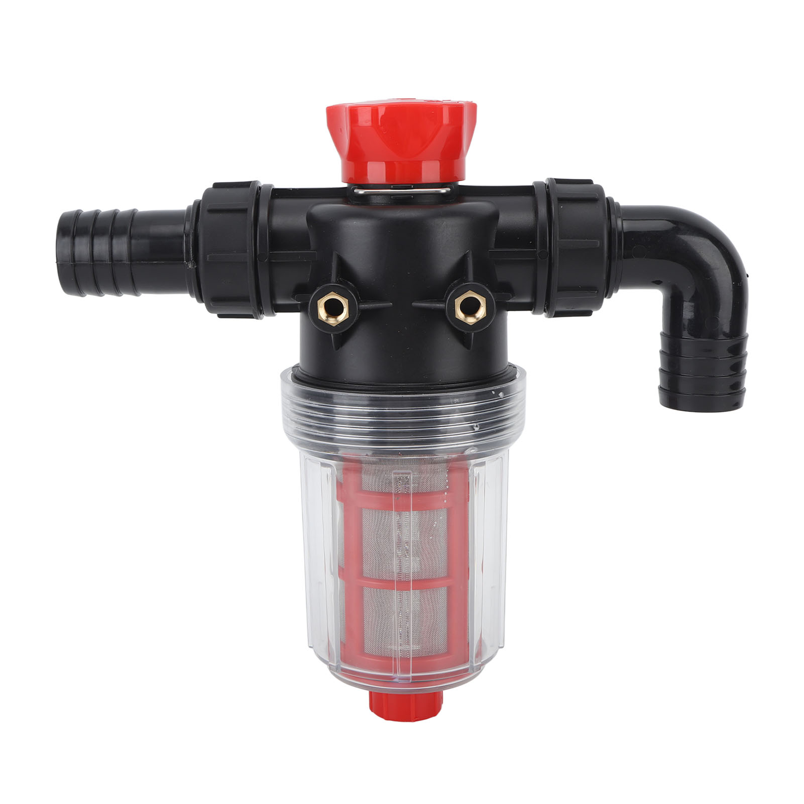 Bewässerungspumpenfilter, Feinmaschen-doppelschichtfilter, Hochleistungs-inline-filter, Für Gartenrasen, 25-mm-anschluss (1-zoll-außenrohr)