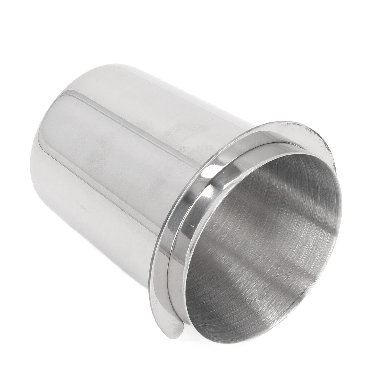 58-mm-dosierbecher Aus Edelstahl, Polierfähig, Kaffeespender, Kaffeepulverzuführung, Silber