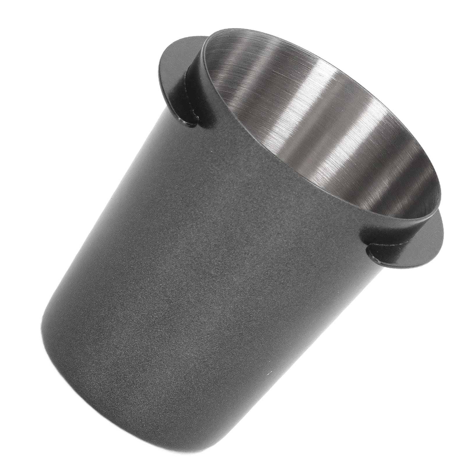 58-mm-dosierbecher Aus Edelstahl, Polierfähig, Kaffeespender, Kaffeepulverzuführung, Schwarz