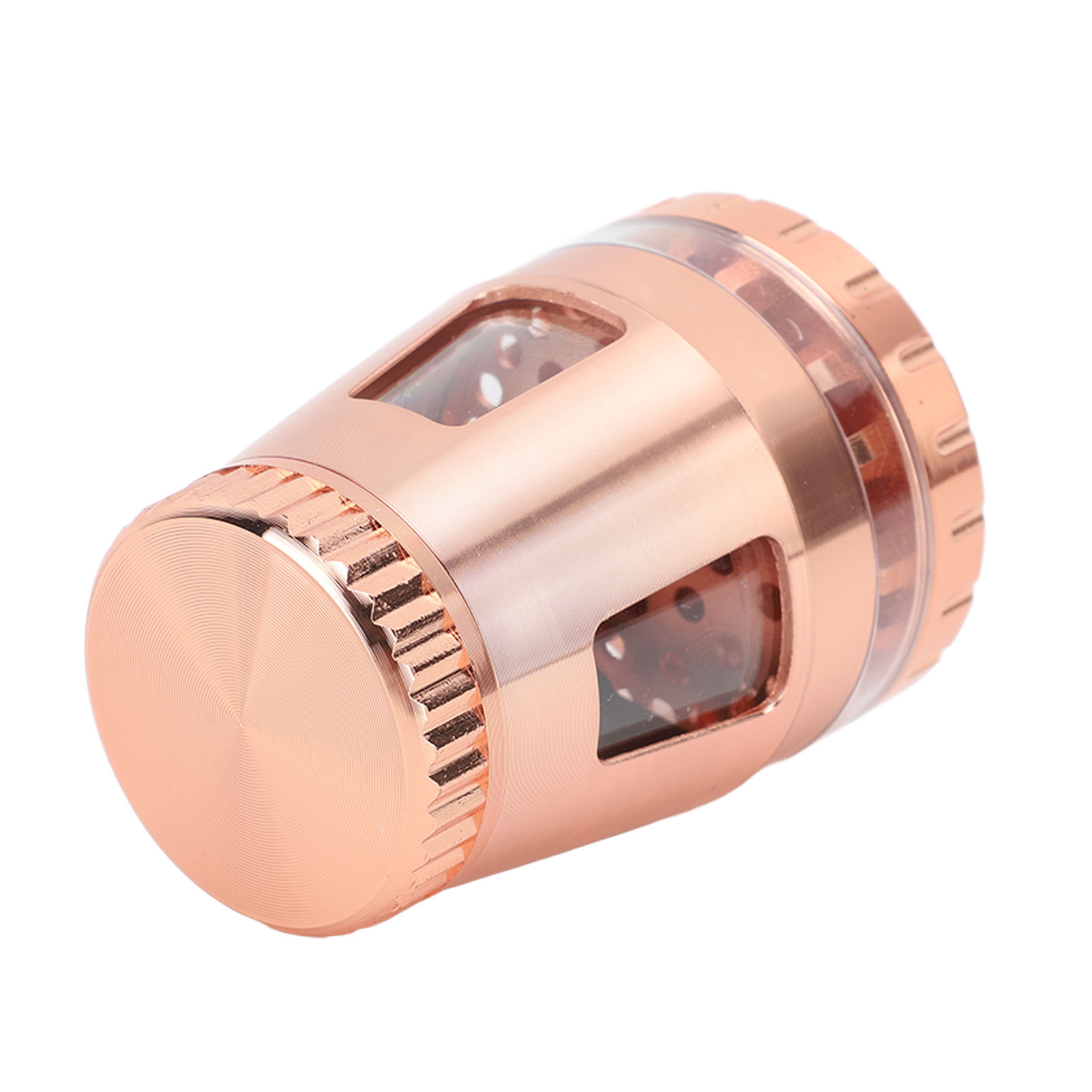 Kleine, Tragbare, Rostbeständige, Handliche Gewürzmühle Aus Zinklegierung Für Getrocknete Kräuter Und Nüsse In Roségold