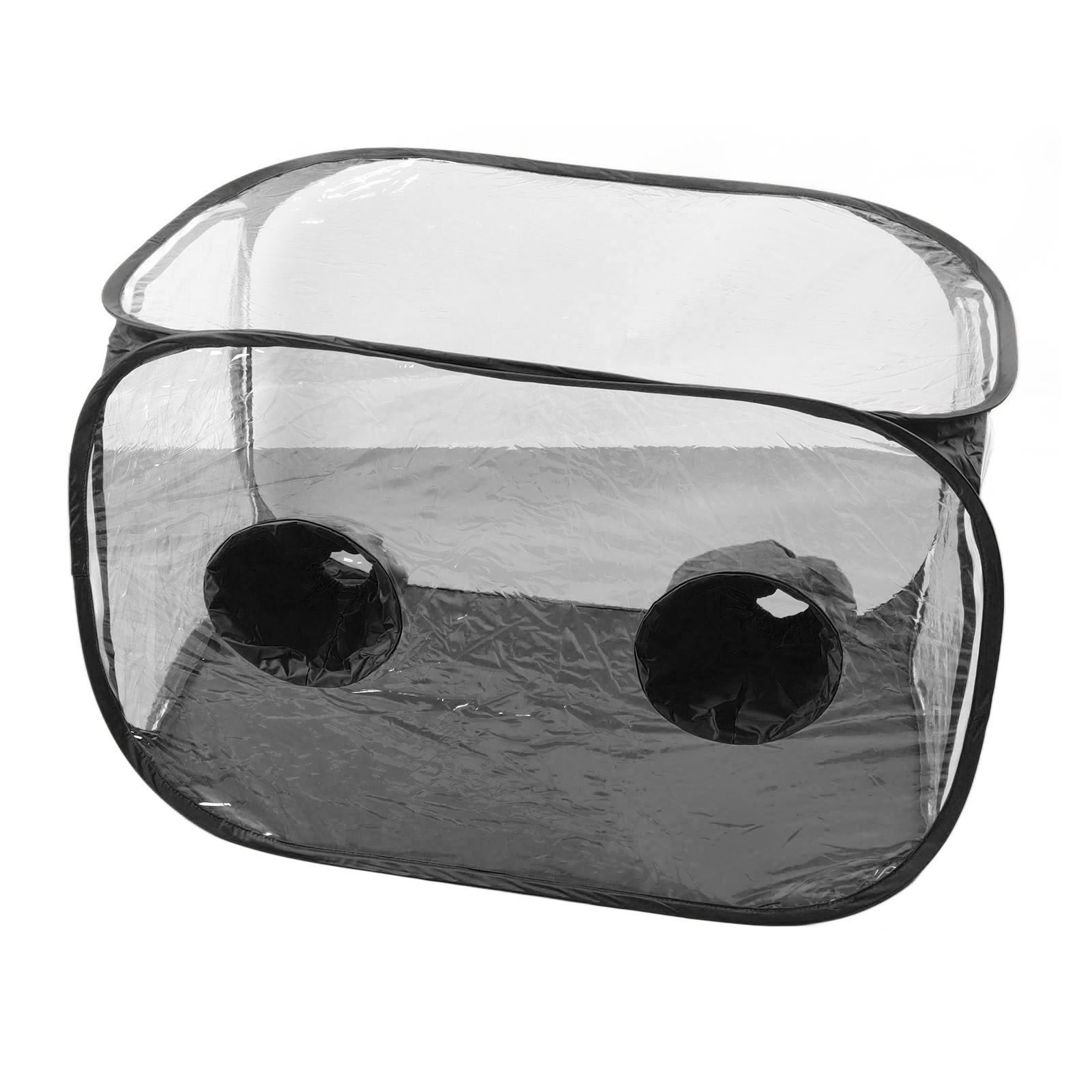 Set Aus Tragbaren, Faltbaren Und Aufklappbaren Pvc-pilzbehältern Zum Anbau Von Pilzen Mit Ruhender Luft.