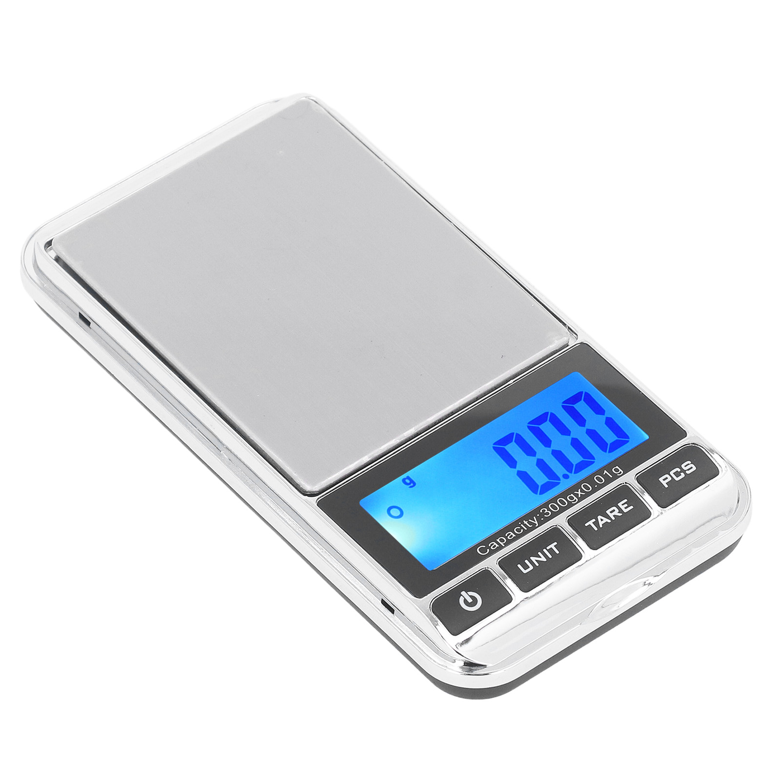 Hochpräzise Digitale Taschenwaage, Tragbar, Sicher Und Zuverlässig, Mini-schmuckwaage Mit Lcd-display Für Juweliergeschäfte, 500 G/0,01 G