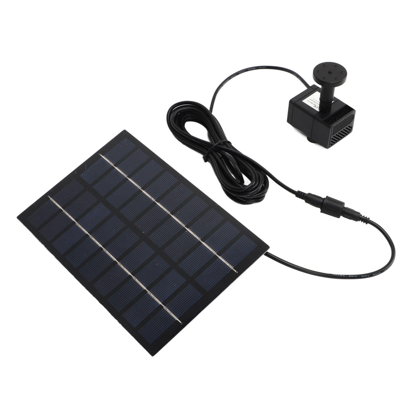 9v 1,8w Solar-wasserpumpen-set, Einfache Installation, Anti-verstopfungs-sieb, Solar-teichpumpe Mit Düsen Für Die Garten- Und Poolgestaltung