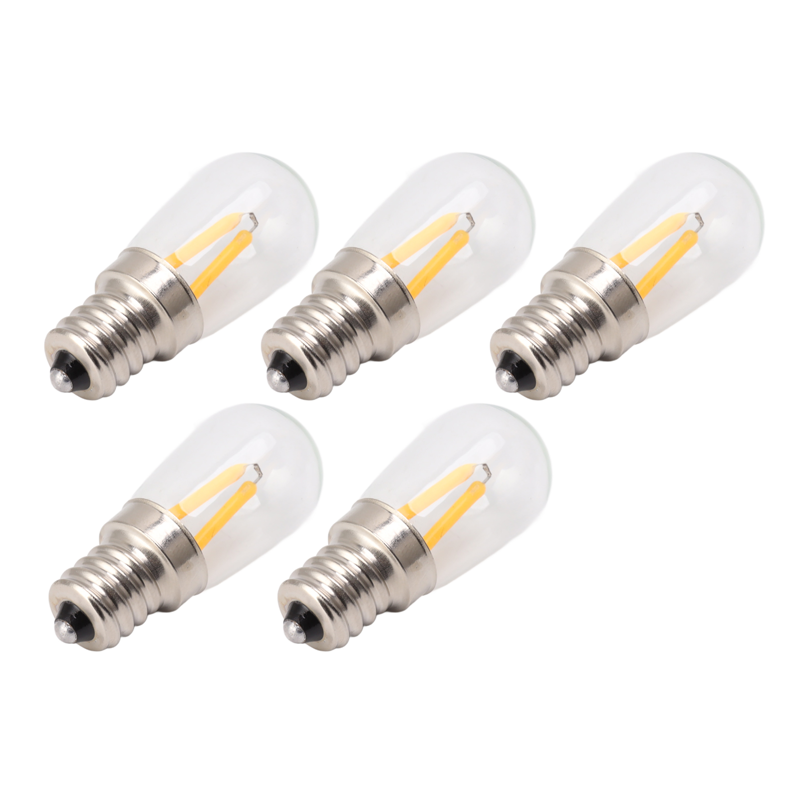 5 Stück Energiesparlampen Für Den Kühlschrank, E12 Led, 120 V, Warmweißes Licht