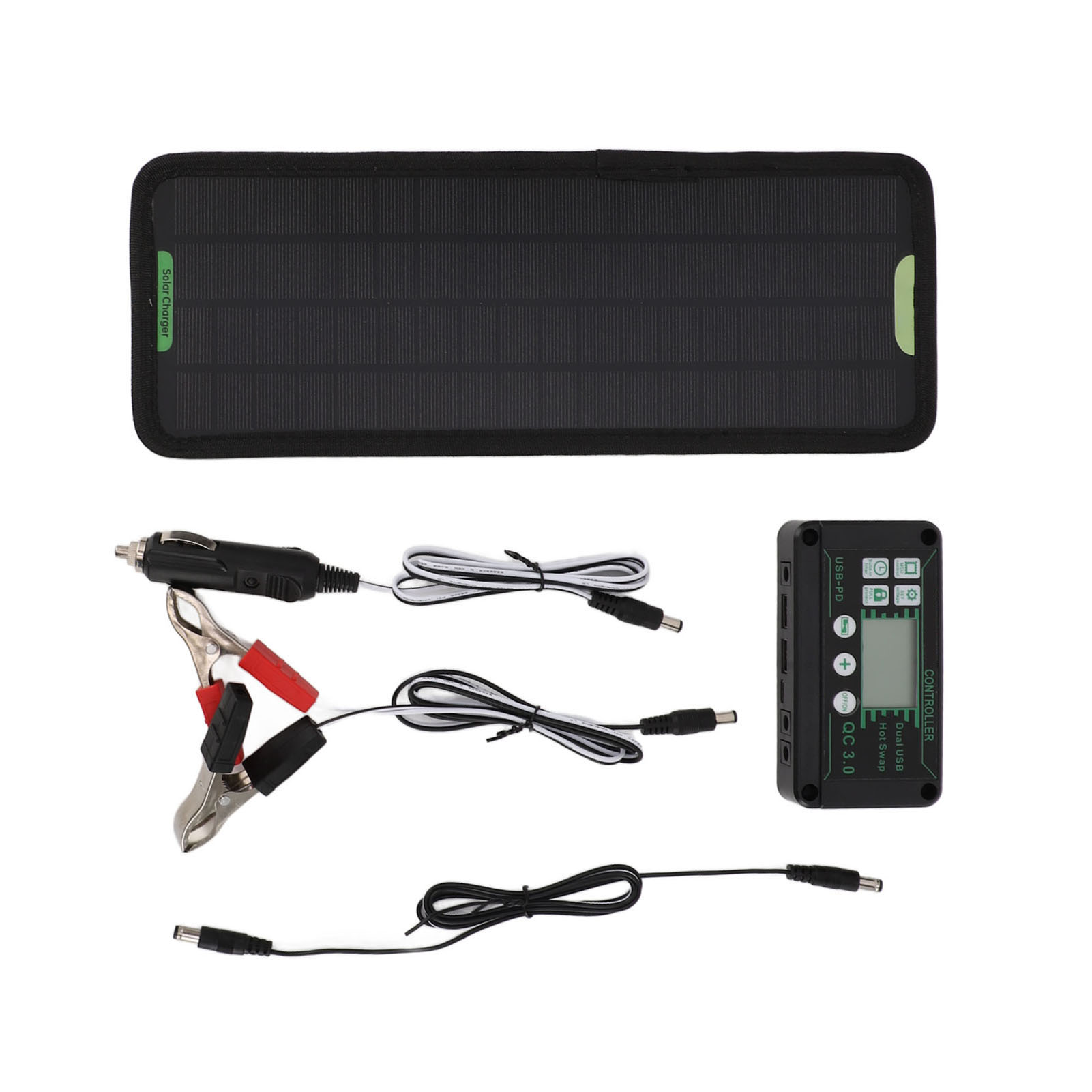 12v 10w Mppt-solarladeregler, Wasserdicht, Verhindert Stromverlust, Schwarz