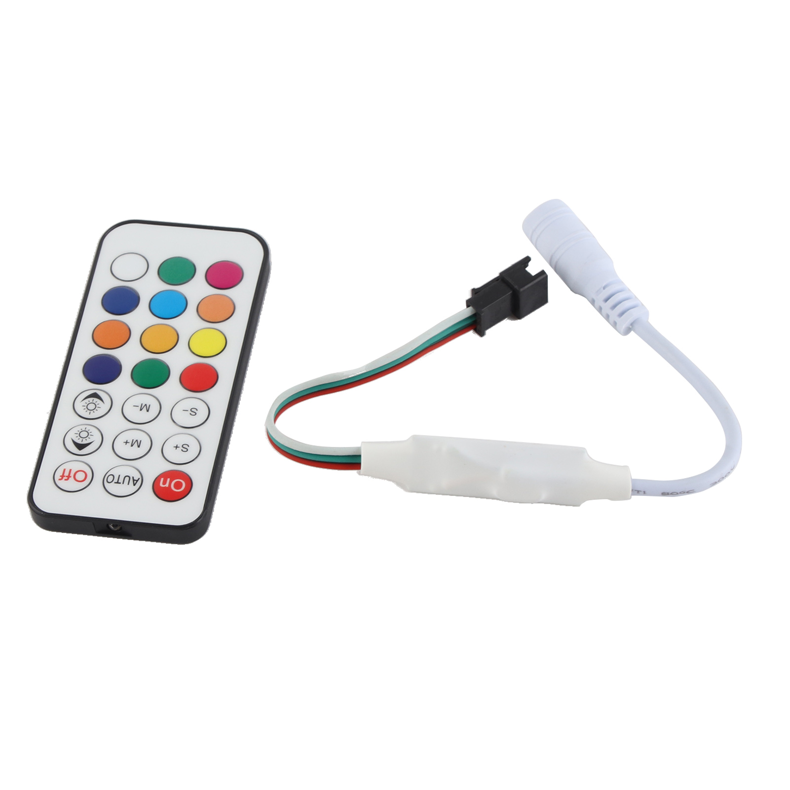 21-tasten-funk-mini-rf-dimmer-controller Wc2811 2812b, Vollfarb-helligkeitsregelung, Rf-led-dimmer