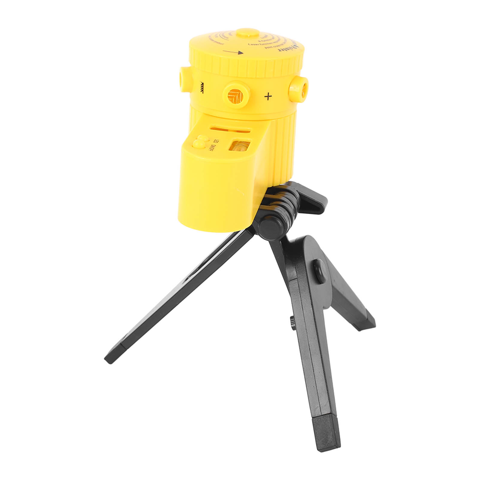 Lv06 Wasserwaage Mit Schwarzem Stativ Und Led-beleuchtung, Präzise, Einstellbare Scanwinkel, 4-in-1, Wasserwaage Für Zuhause Und Beruf