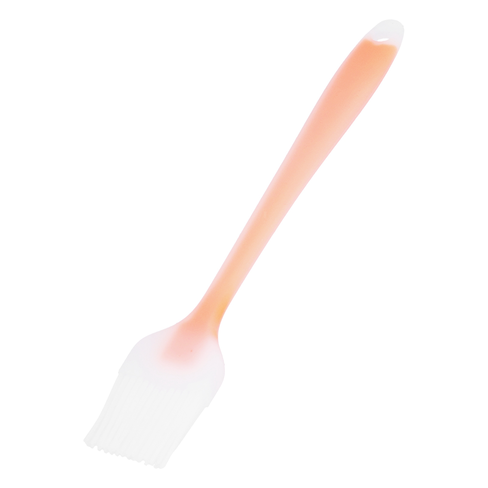 Ölpinsel, Hitzebeständig, Klein, Silikon, Durchscheinend, Zum Grillen, Zum Würzen, Transparent, Orange