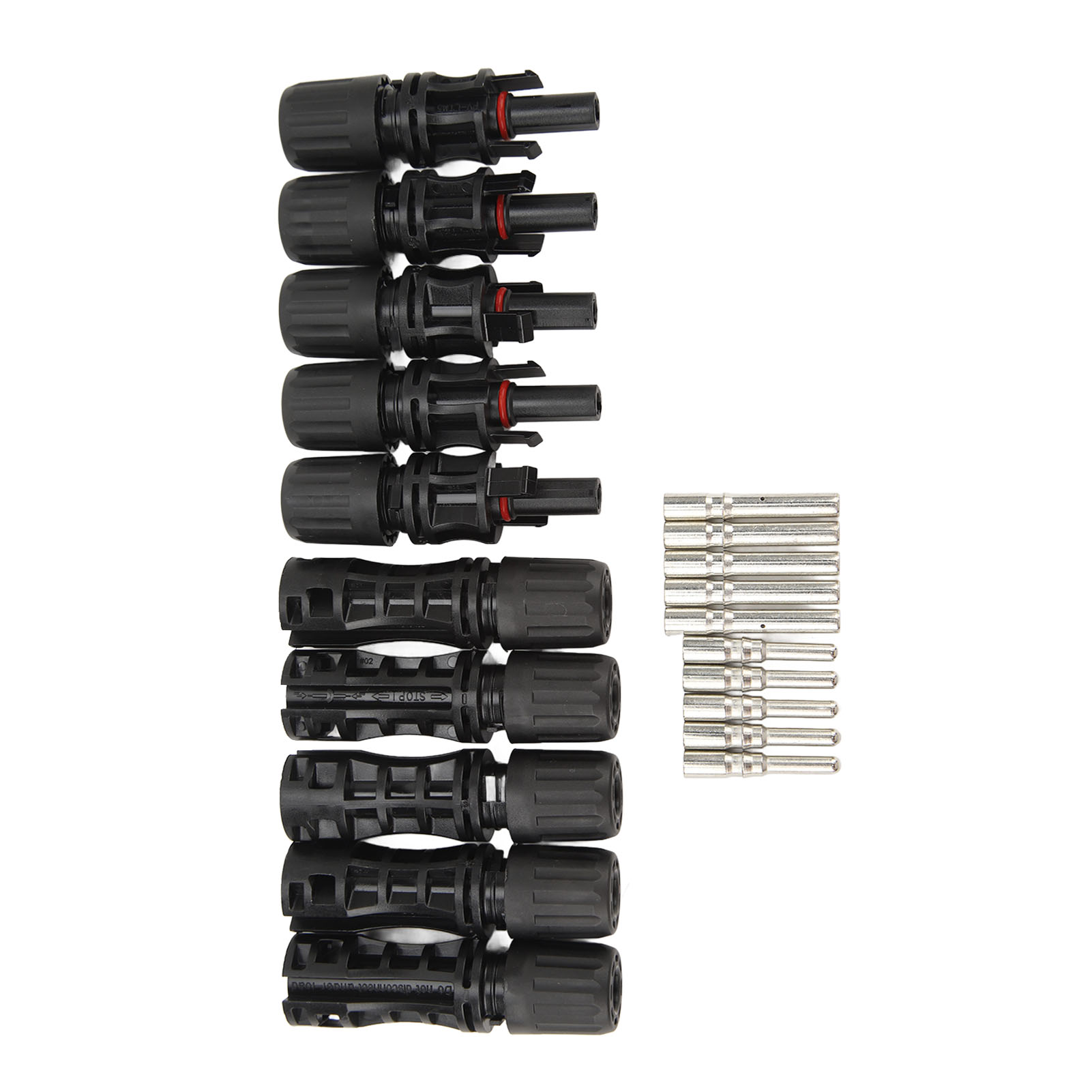 5 Stück Stecker/buchse Für Solarmodule, Ip67 Wasserdicht, 1500 V, 50 A Spannungsfest, Photovoltaik-steckverbinder Für Solaranlagen