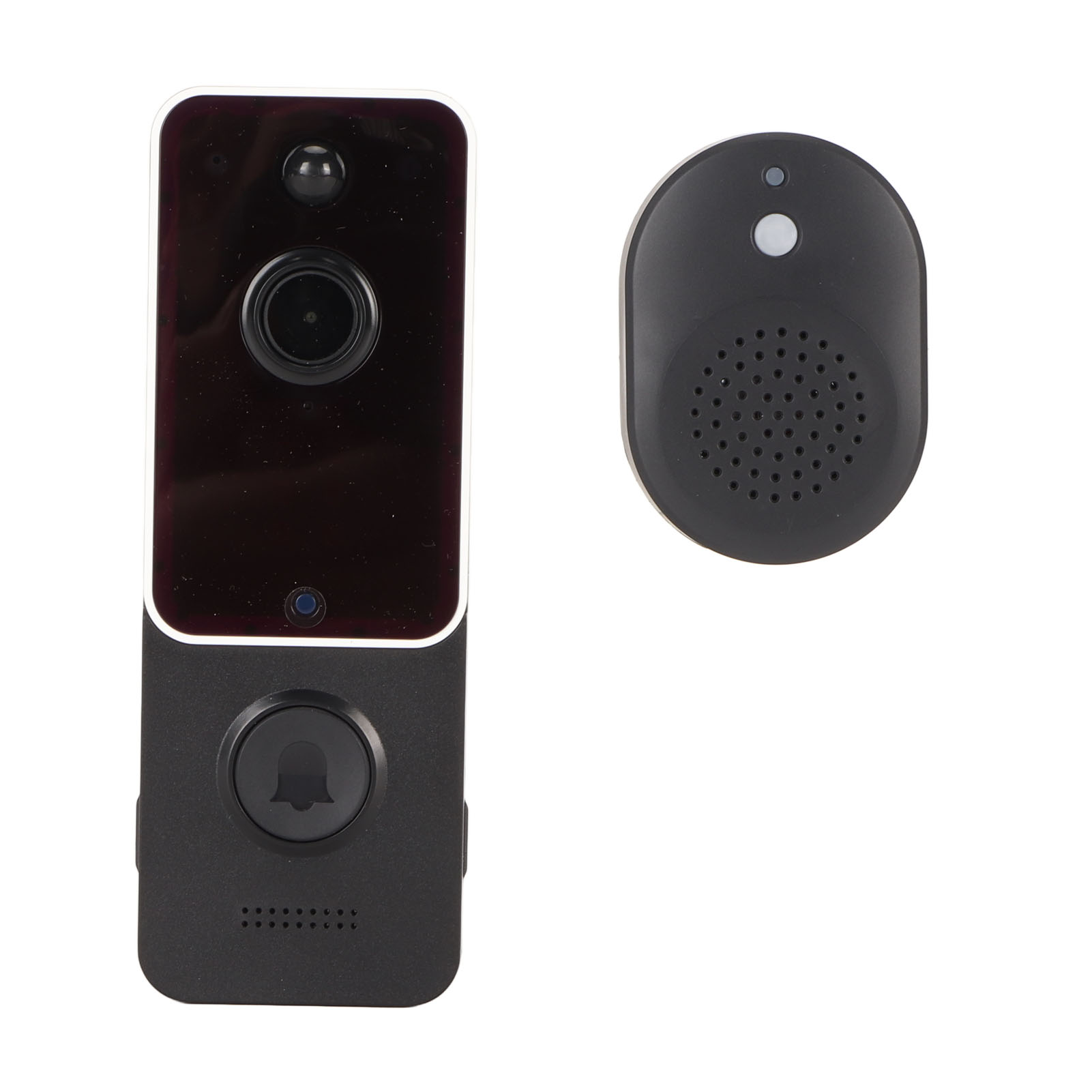 Ip65 Wasserdichte Weiße Türklingelkamera Mit 720p 1mp Smart-cloud-speicher, 5200mah Akku, Klingelfunktion Und Wlan-video-gegensprechanlage Für Mehr Sicherheit Im Haus