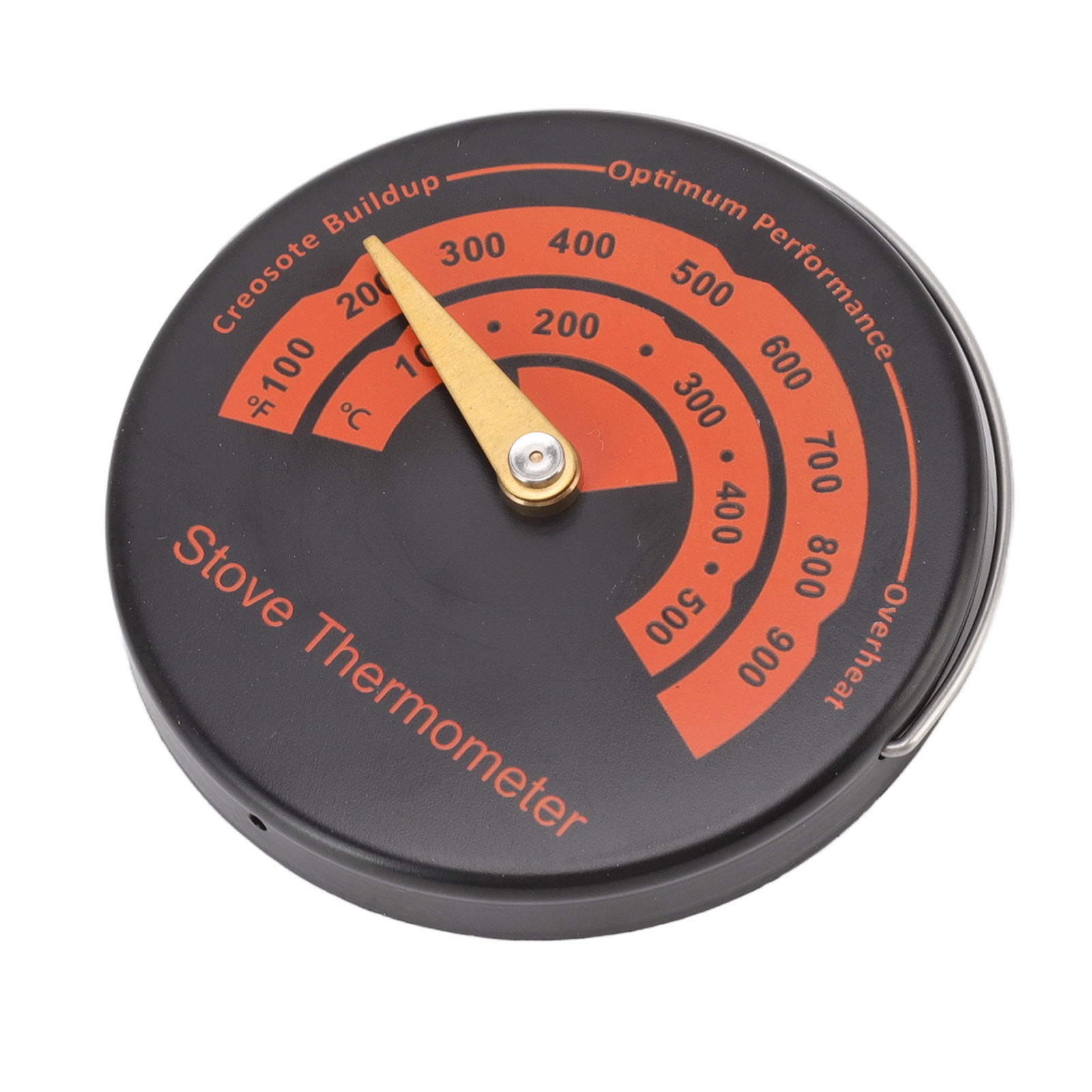 Magnetisches Bimetall-ofenthermometer, Breiter Ofentemperaturbereich, Für Kamine Und Schornsteine Im Wohnbereich