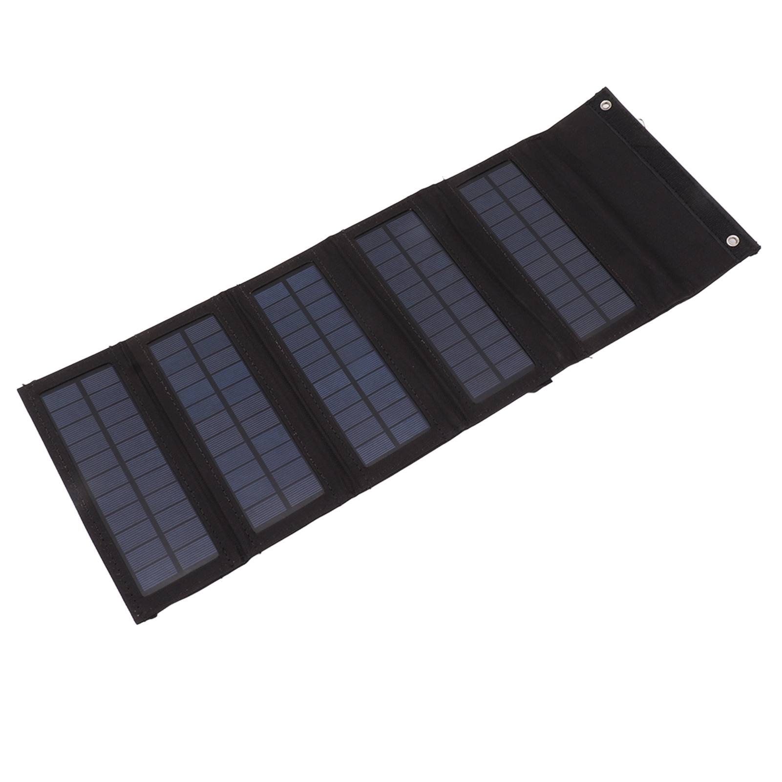 50-w-solarpanel-tasche Aus Monokristallinem Silizium, 5 Faltbare Solarpanels, Für Den Notfalleinsatz Im Freien, Schwarz