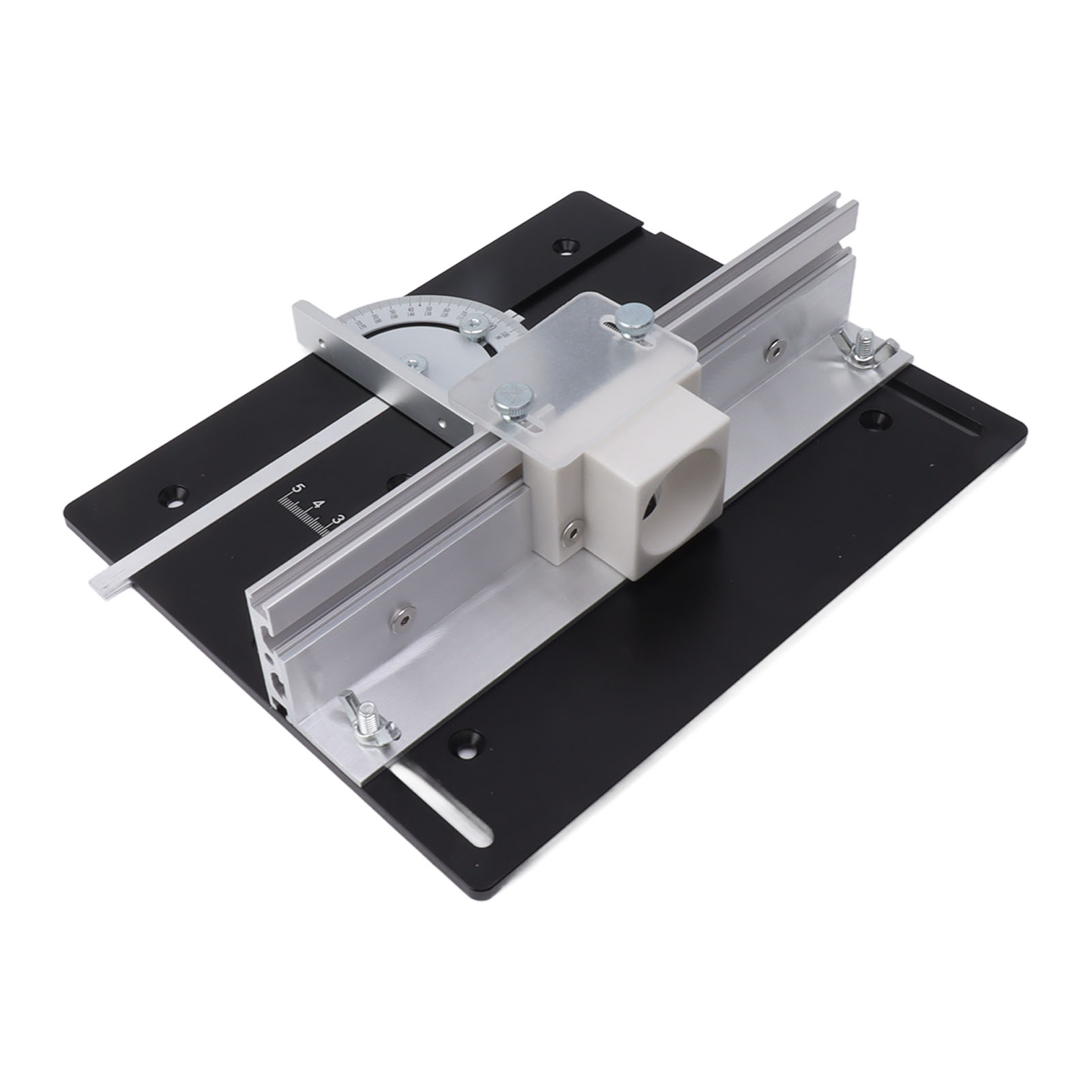 Einlegeplatte Für Frästisch, Aluminiumlegierung, Stahl, Höhenverstellbar, Einlegeplatte Für Fräsmaschine, Stanzmaschine