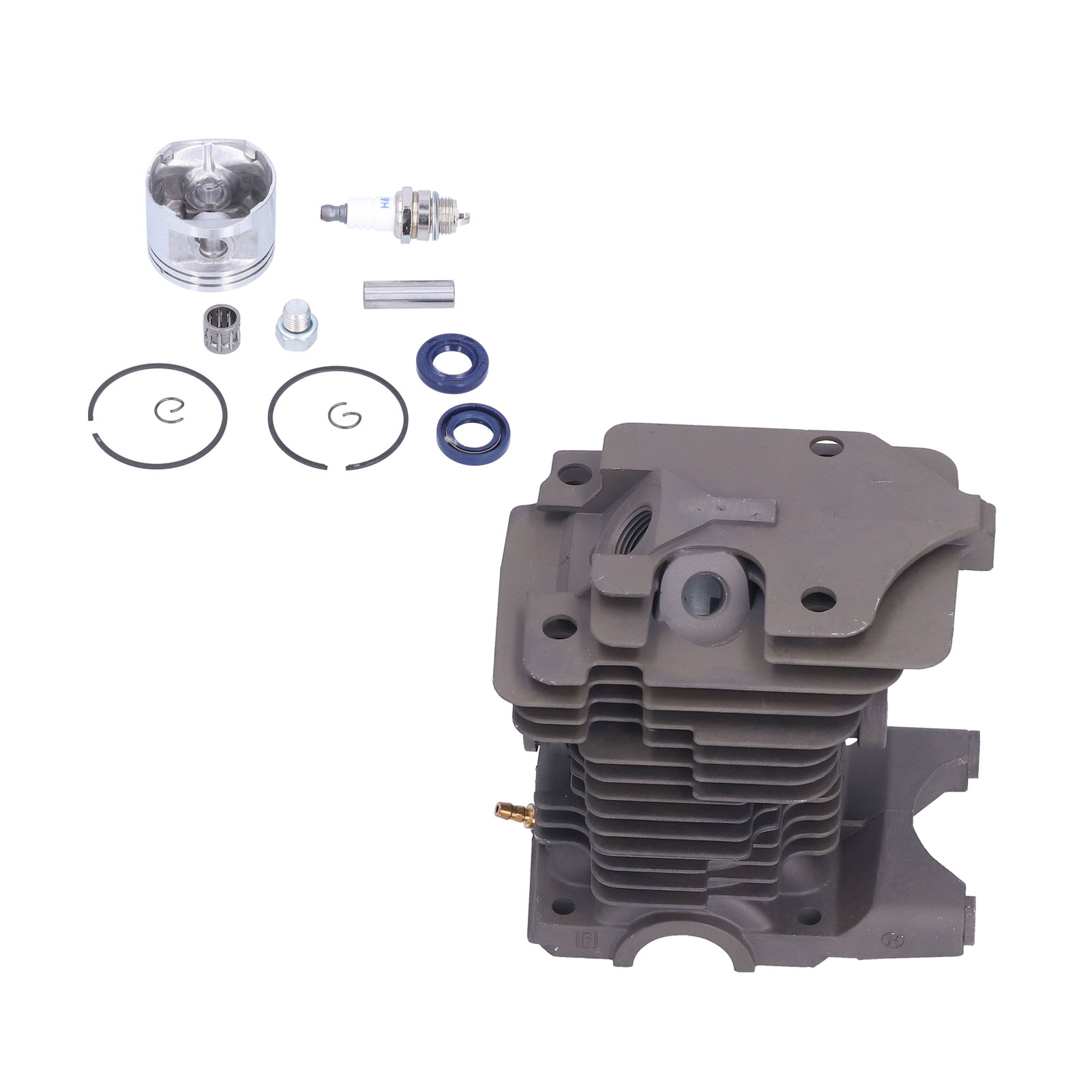 Zündkerzensatz Mit Zylinder Und Kolben 46 Mm 1133 020 1203 Für Stihl Ms270 Ms280 Kettensägen