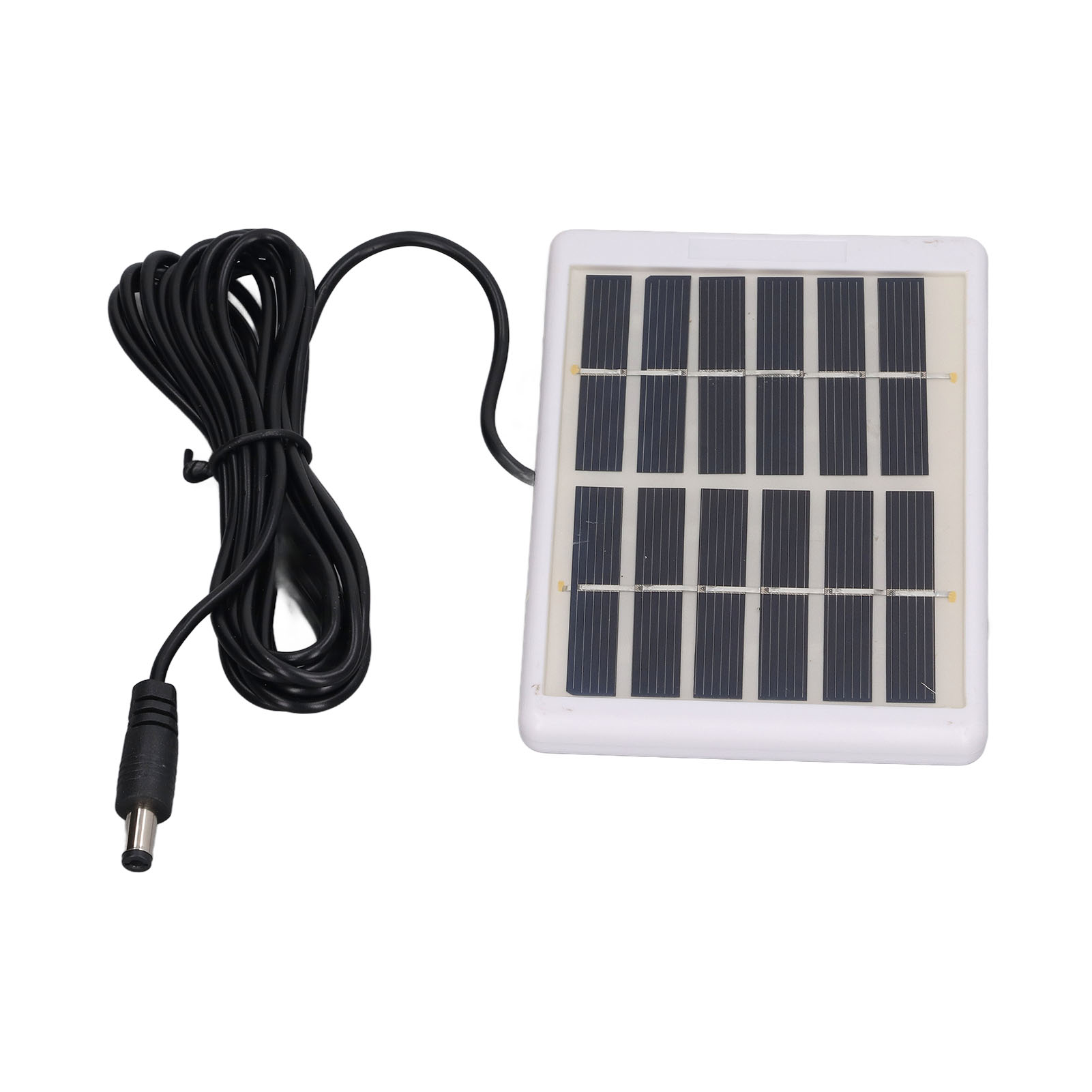 1,2-w-solarpanel (6 V/9 V), Leicht, Tragbar, Mit Polysiliziumkristallen, Dc-schnittstelle, Solarladepanel Für Wasserpumpen