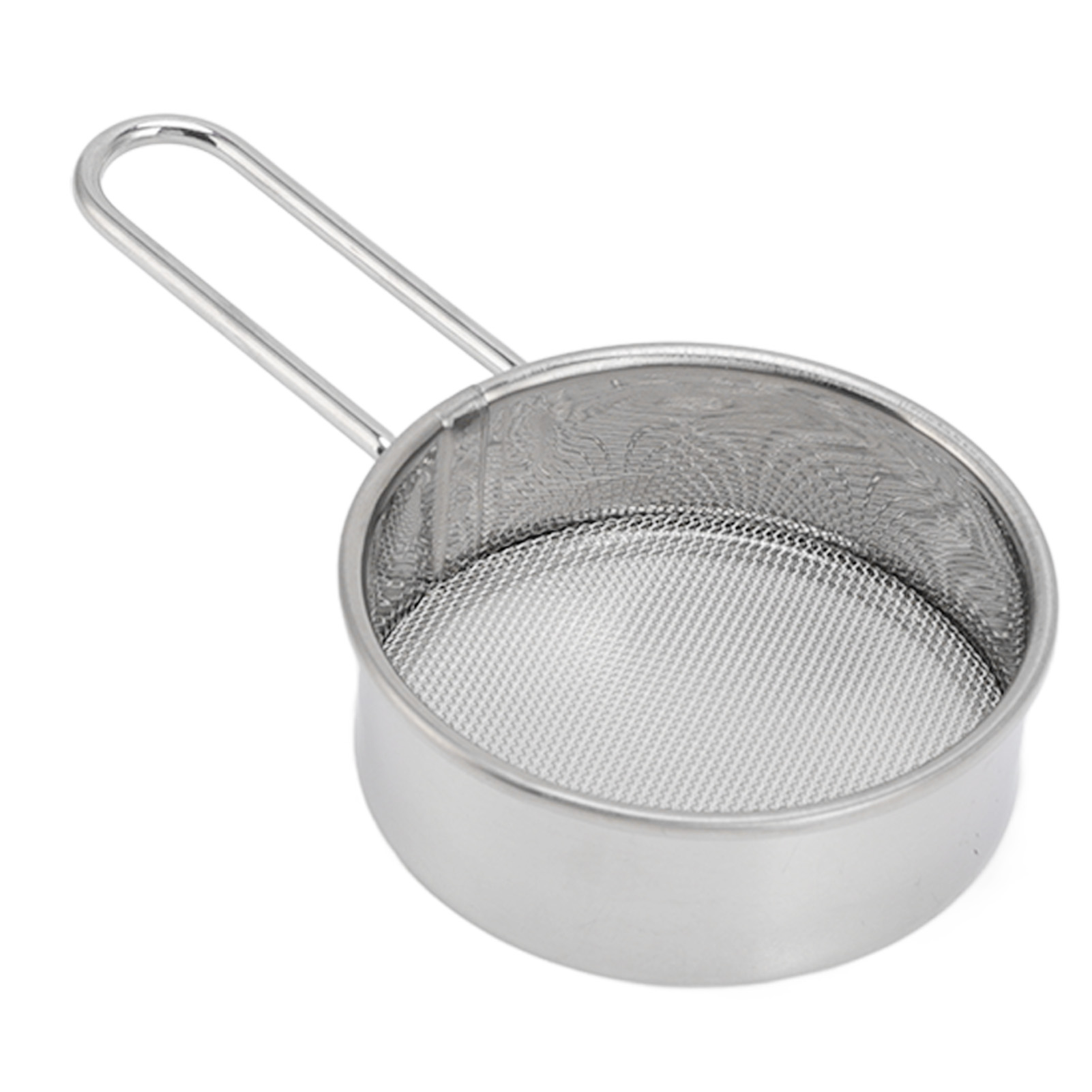 Mehlsieb, Edelstahl 304, Leicht, Einfach Zu Reinigen, Ergonomischer Griff, Rundes Backsieb