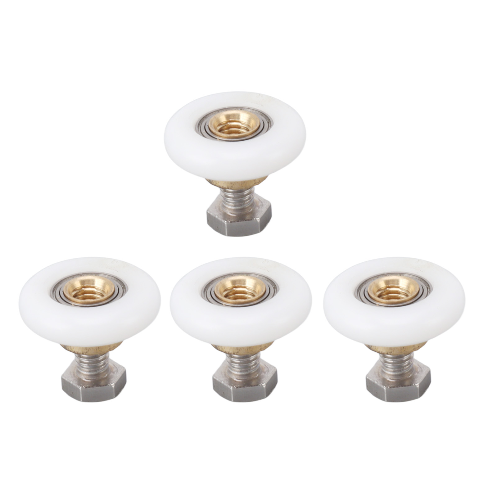 Set Mit 4 Duschkabinenrollen, Führungen, Rädern, Glastürrollen, Rädern, Ersatzteilen, 25 Mm