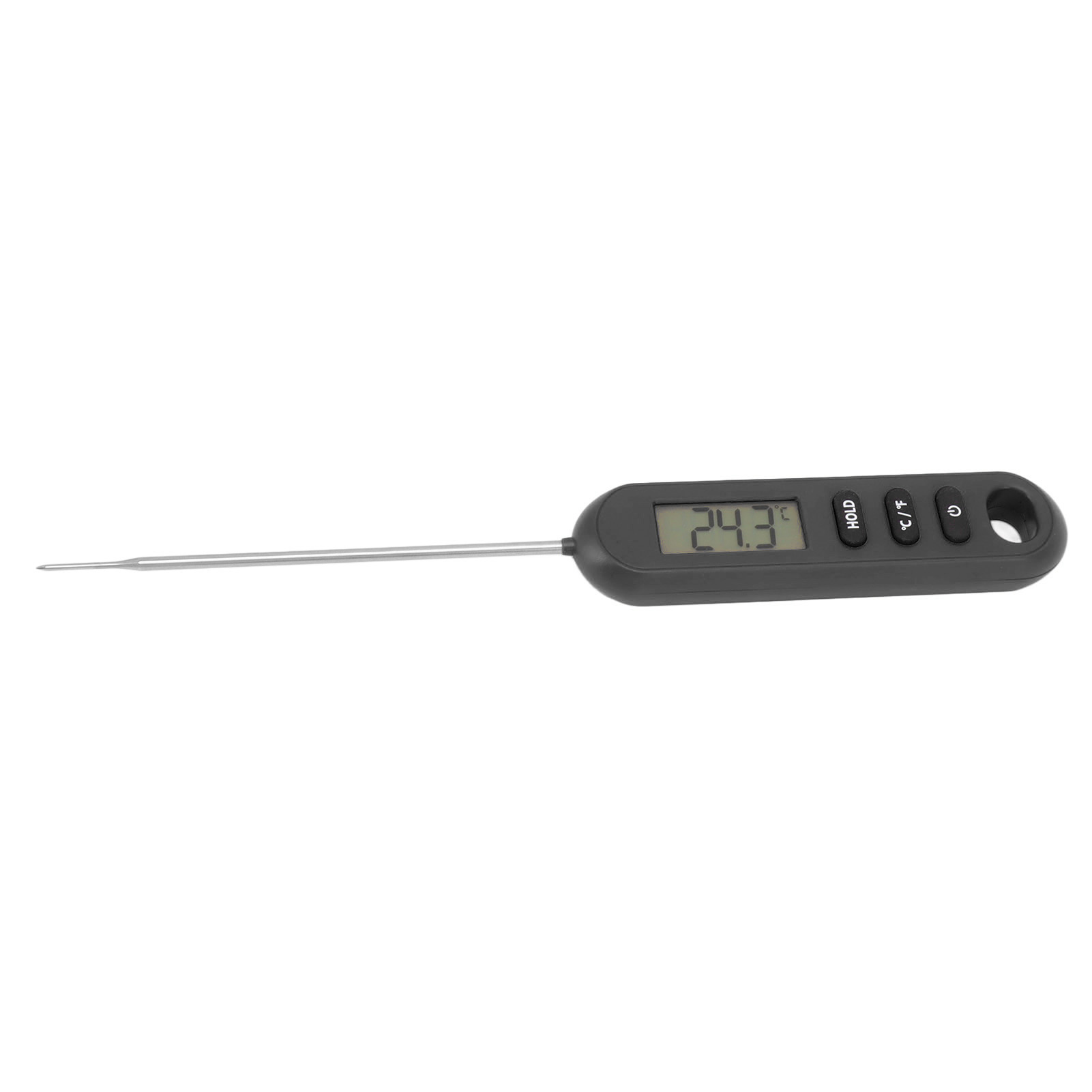 Fleisch- Und Lebensmittelthermometer, Sofortablese-thermometer, Digitales Grill- Und Küchenthermometer Mit Langer Sonde, Schwarz