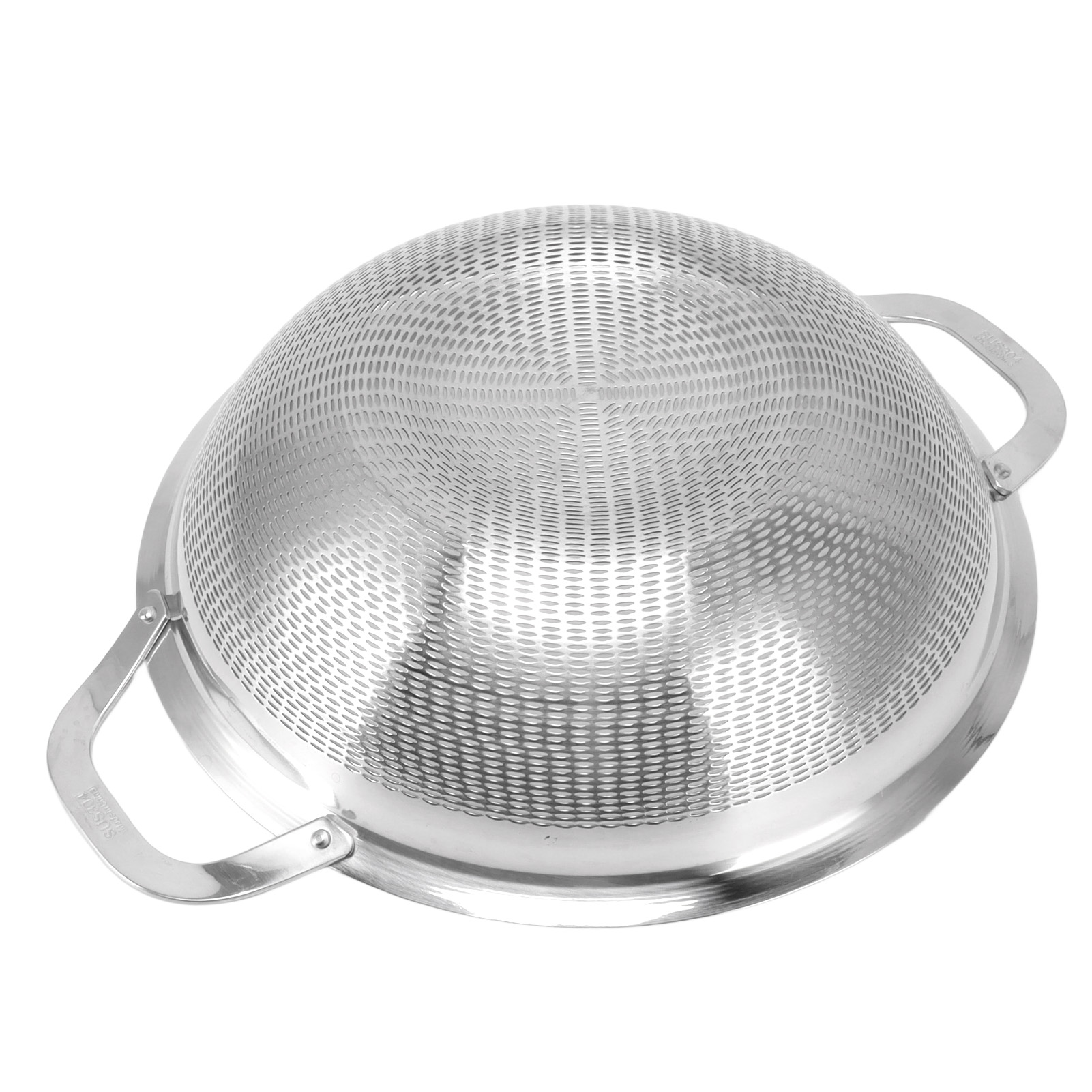 Multifunktionales Edelstahl-sieb Für Obst Und Gemüse, Mit Griffen, Für Die Küche, 18 Cm / 7,1 Zoll