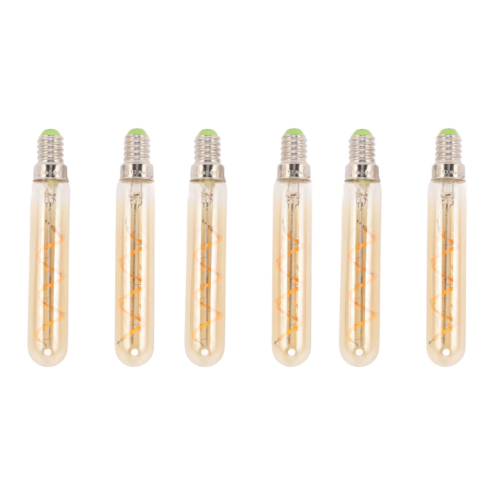 2 Stück E14 3w Led-lampen, Goldfarben, Röhrenförmig, Für Pendel-, Wand- Und Tischlampen, 220–240 V