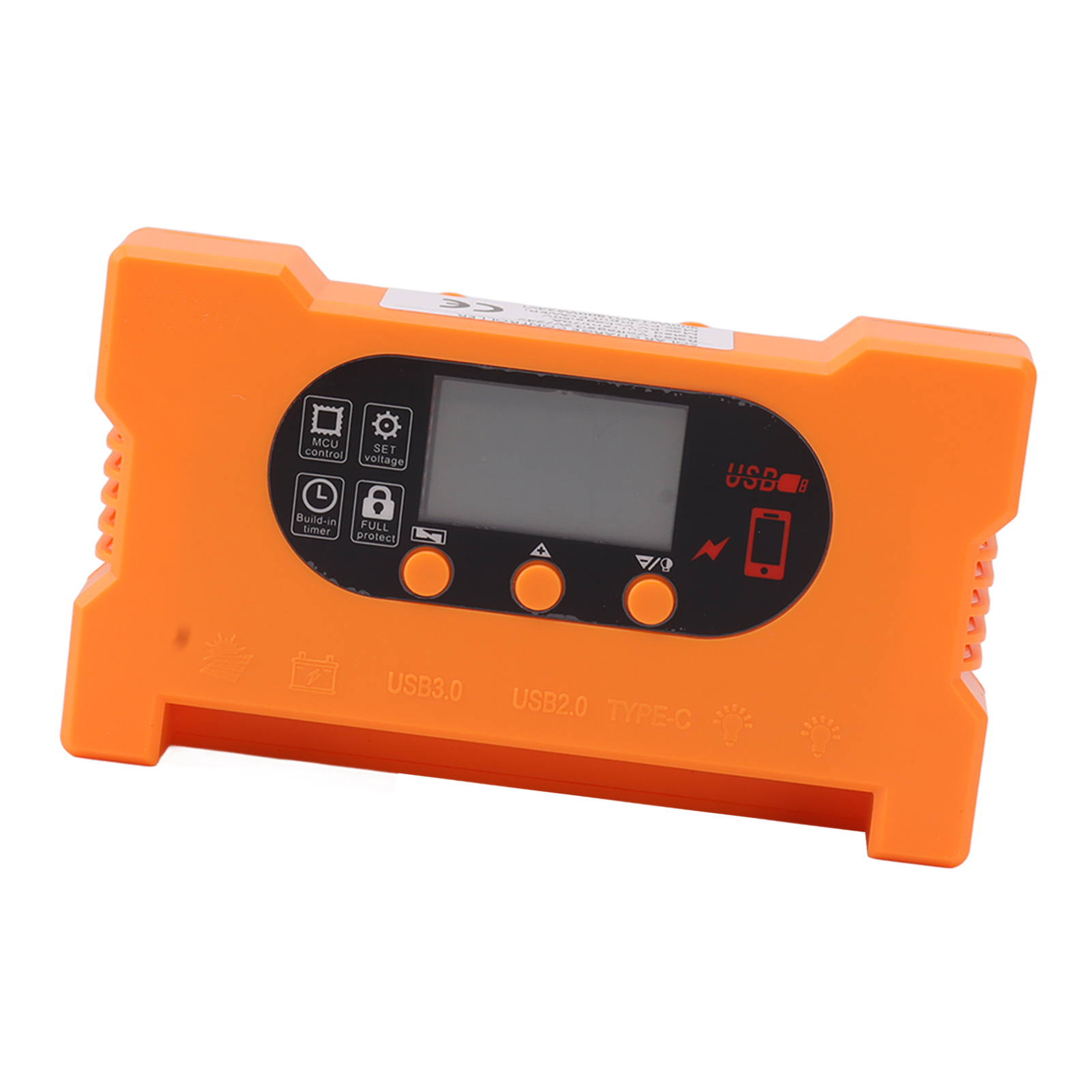 Dualer Usb-typ-c-schnelllade-solarladeregler, 12v/24v/80a-batterielade- Und -entladeregler