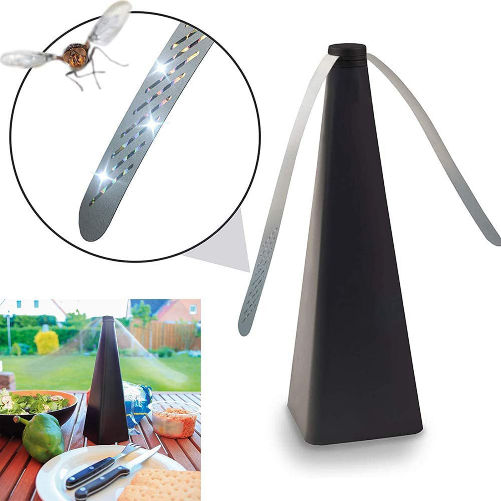 Fliegenabwehr, Ventilator, Hologramm, Punkt, Praktisch, Stabil, Modern, Automatisch, Leise, Fliegen- Und Insektenschutz