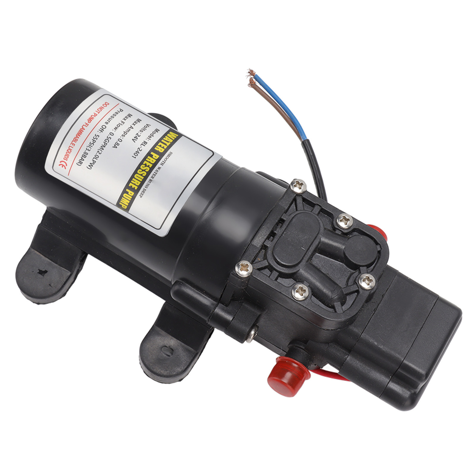 Membranpumpe Für Wasser, Selbstansaugende Membranpumpe, Hochdruckwasserpumpe Für Den Außenbereich Rl 2401 24 V