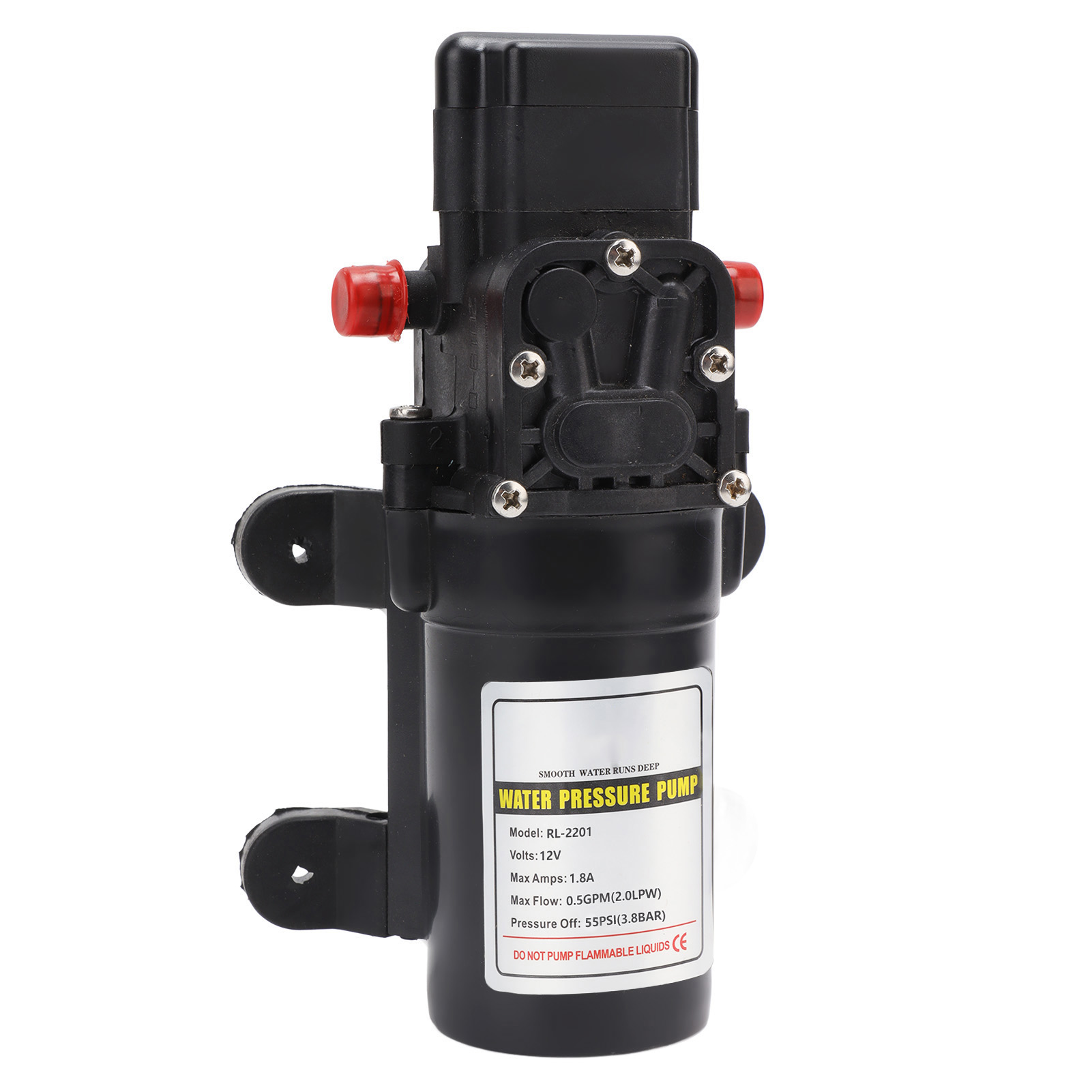 Membranpumpe Für Wasser, Selbstansaugende Membranpumpe, Hochdruckwasserpumpe Für Den Außenbereich Rl 2201 12 V