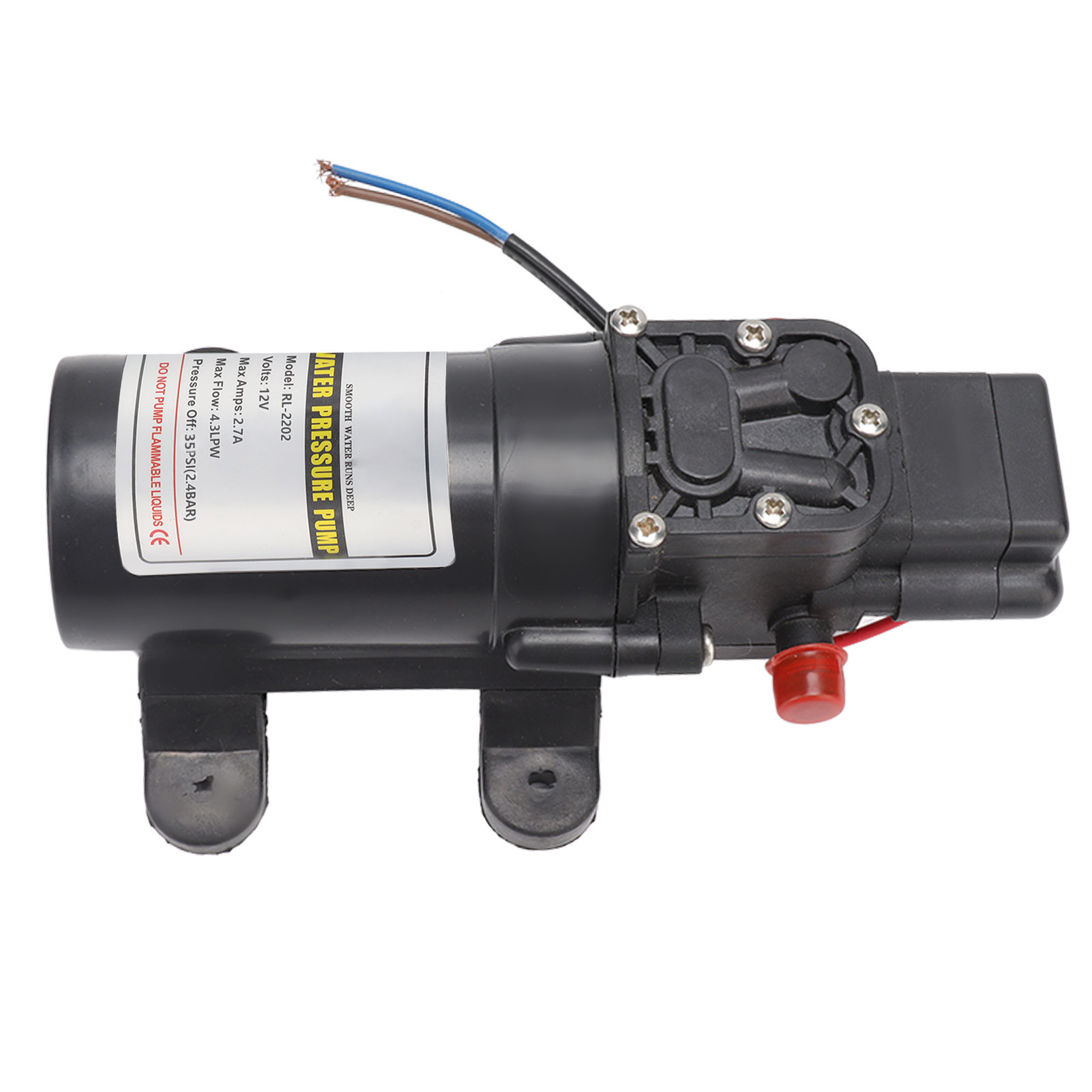 Membranpumpe Für Wasser, Selbstansaugende Membranpumpe, Hochdruckwasserpumpe Für Den Außenbereich Rl 2202 12 V