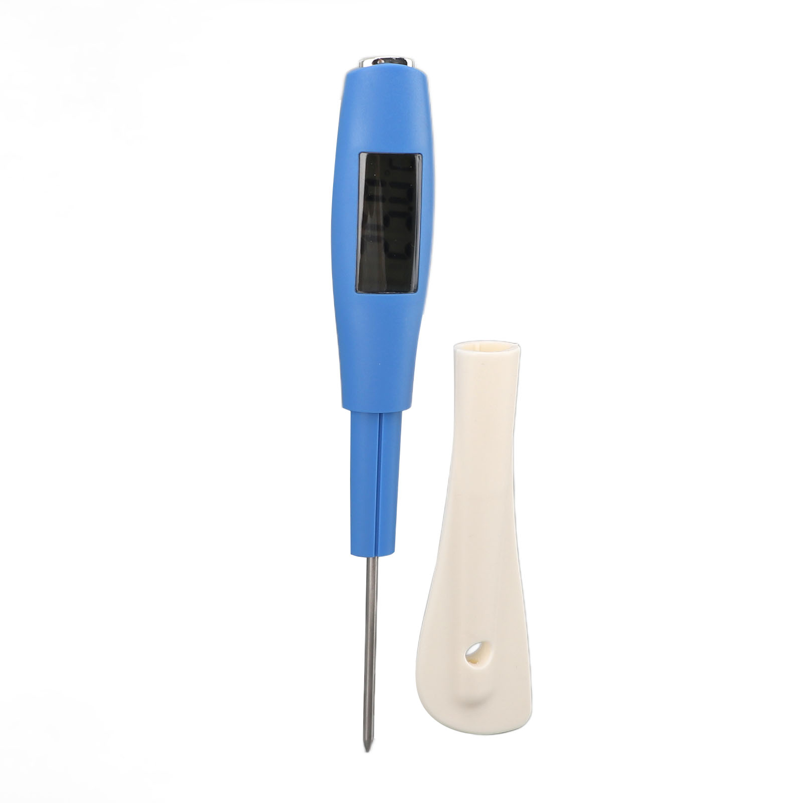 Zuckerspatel-thermometer, Integriertes, Präzises Digitales Silikonthermometer Mit 160 Mah Kapazität Zum Kochen Von Fleisch Mit Schokoladenmarmelade