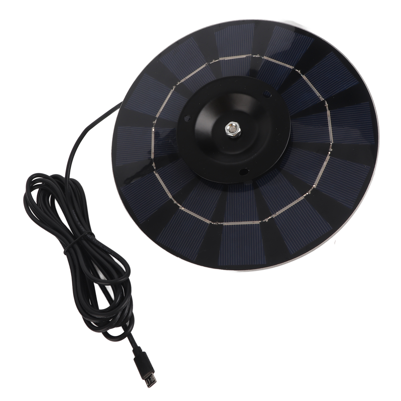 5-w-akkuladegerät Mit Solarpanel, Netzteil Mit 3 M Kabel Für Den Außenbereich