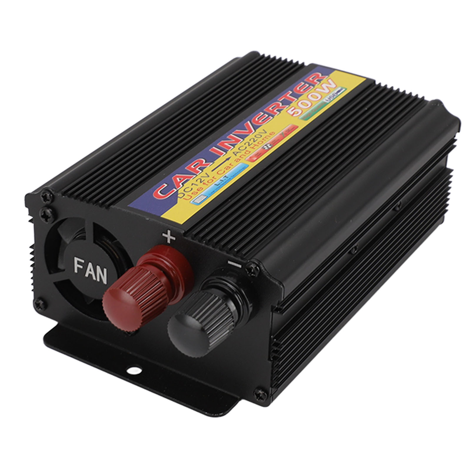 500-w-kfz-wechselrichter, 12 V Dc Auf 110 V, 220 V Ac, Mit Betriebsanzeige, Druckknopfschalter, Spannungs-, Strom- Und Temperaturanzeige Sowie Inselnetzschutz