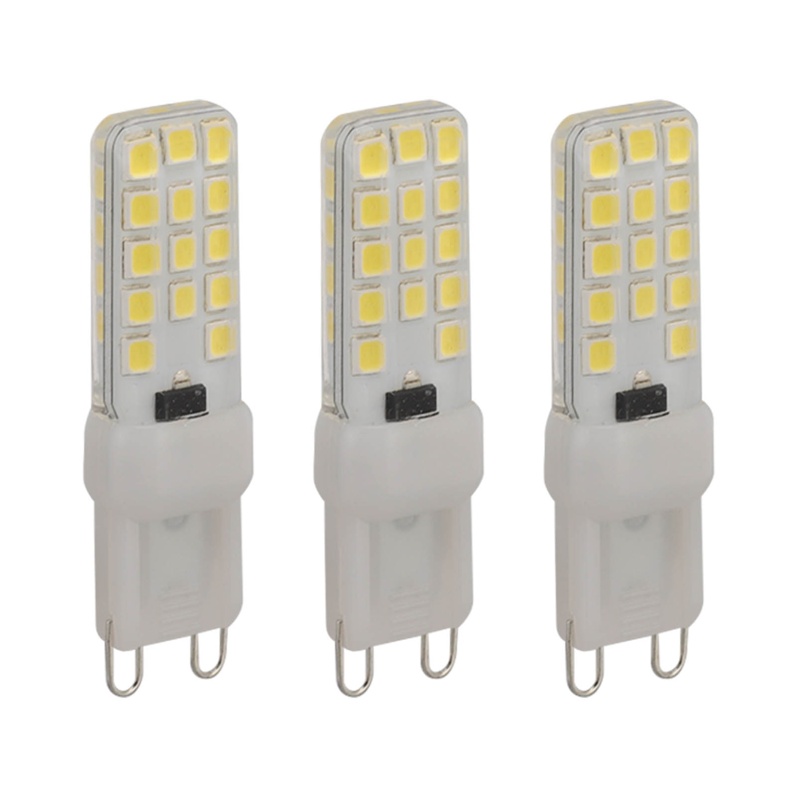 3 Stück G9 Led-lampen, Dimmbar, Energiesparend, Mit Zweipolsockel, 5 W, 6000 K, 110 V, Für Kronleuchter Und Deckenleuchten
