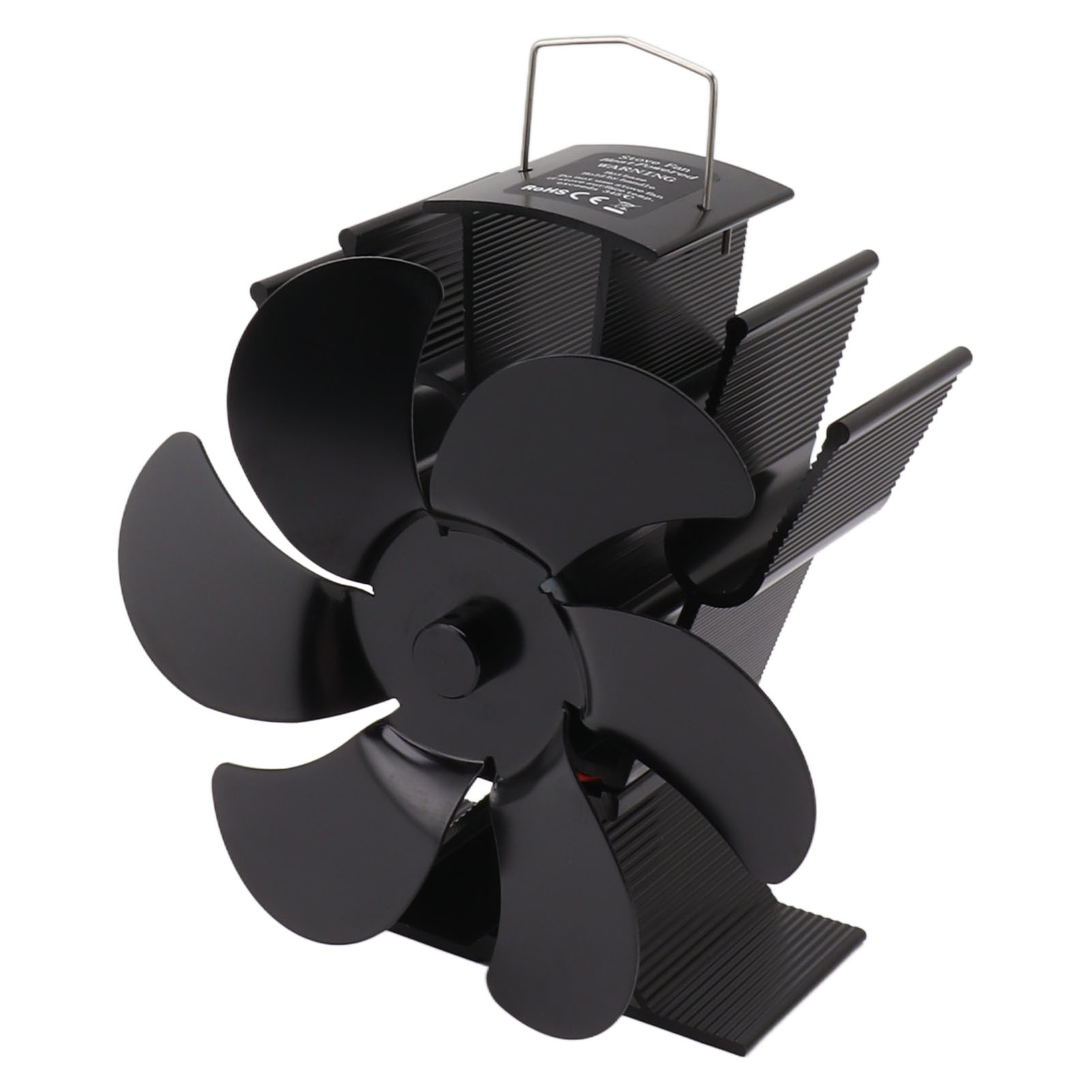 6-flügeliger, Wärmebetriebener Ventilator, 6-flügeliger Kaminventilator Für Holzöfen, Kamine, Petroleumöfen