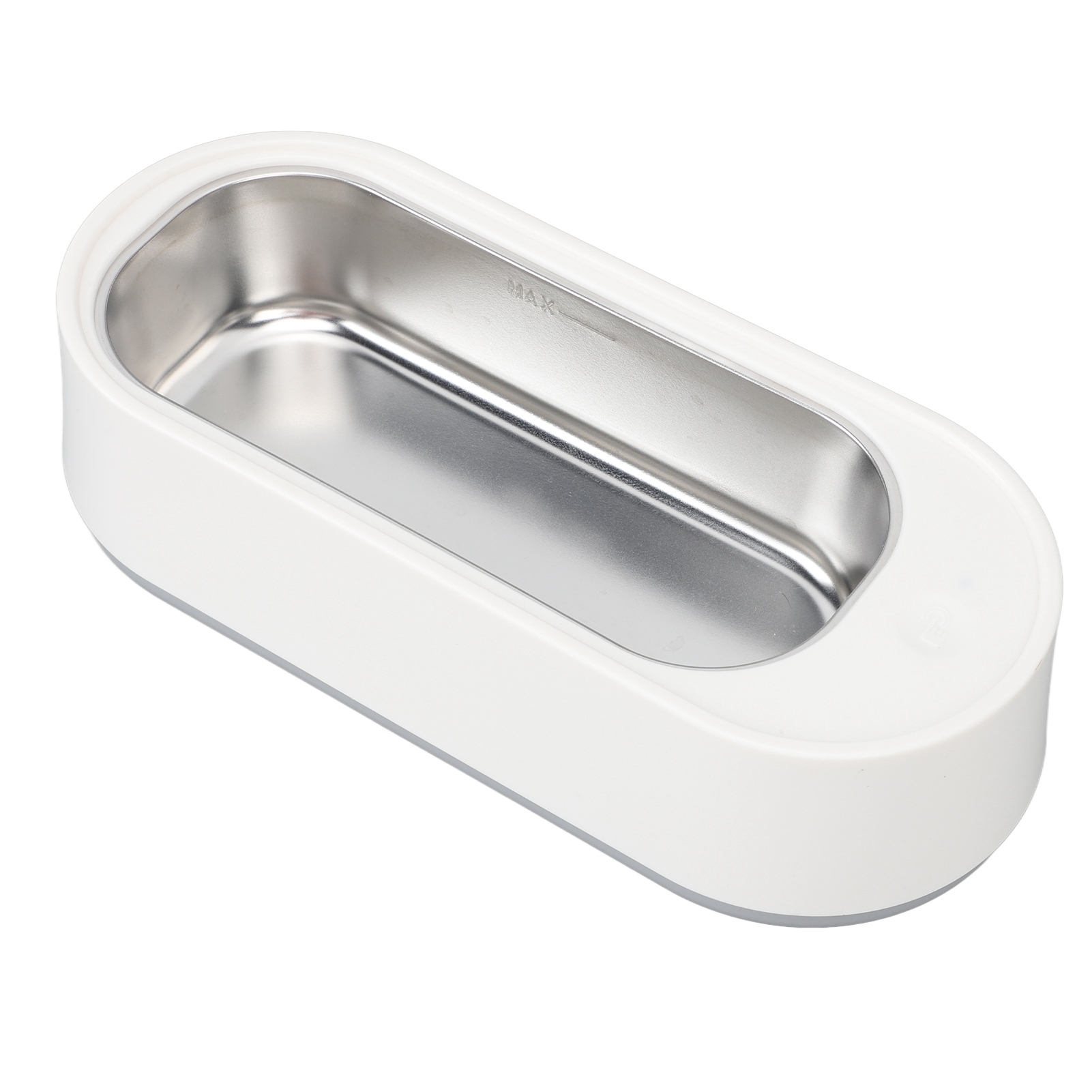 Ultraschallreiniger Für Zuhause, Brillen, Uhren Und Schmuck, Tragbarer Ultraschallreiniger, Weiß Und Grau, 220-v-eu-stecker
