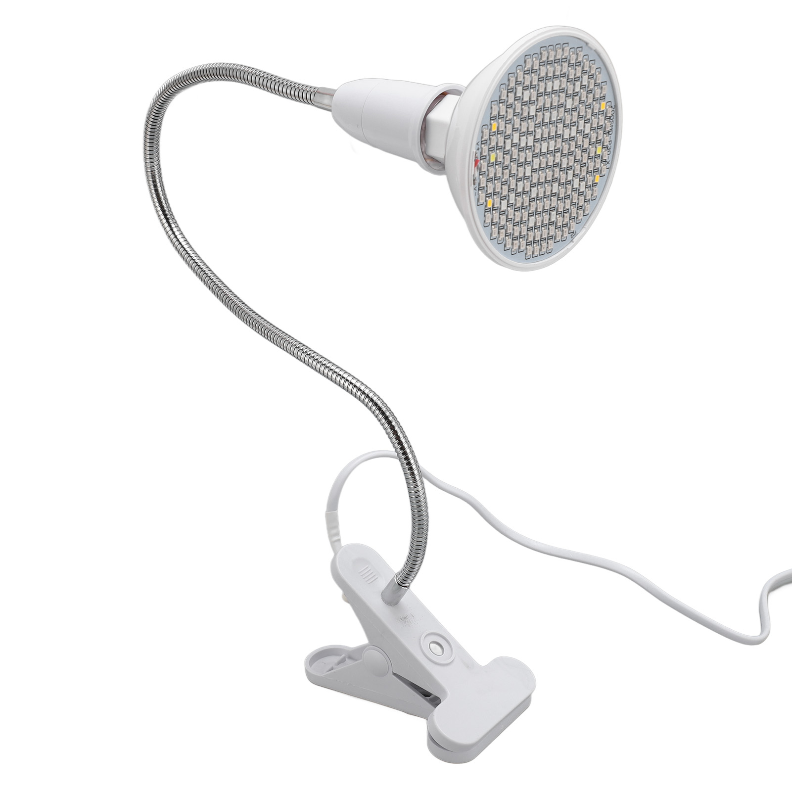 8-w-led-pflanzenlampe, Vollspektrum, Tischklemme, Schwenkhals, E27-fassung, 110–220 V, Eu-stecker