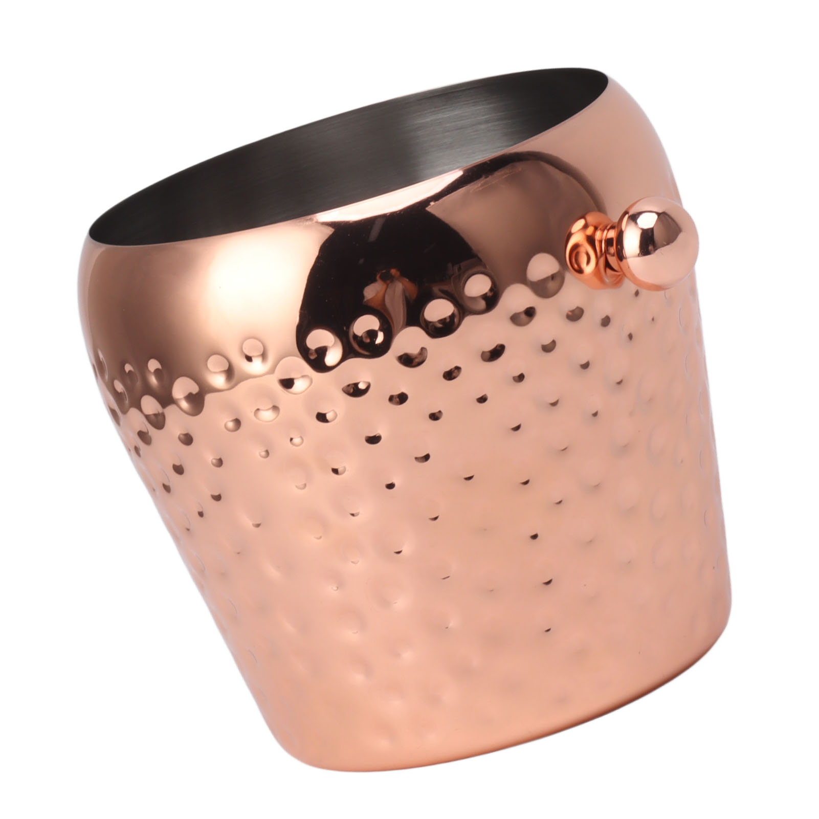 Mini-eiskübel Aus Edelstahl, Isoliert, Gefroren, Für Wein, Champagner, 1 L, Roségold