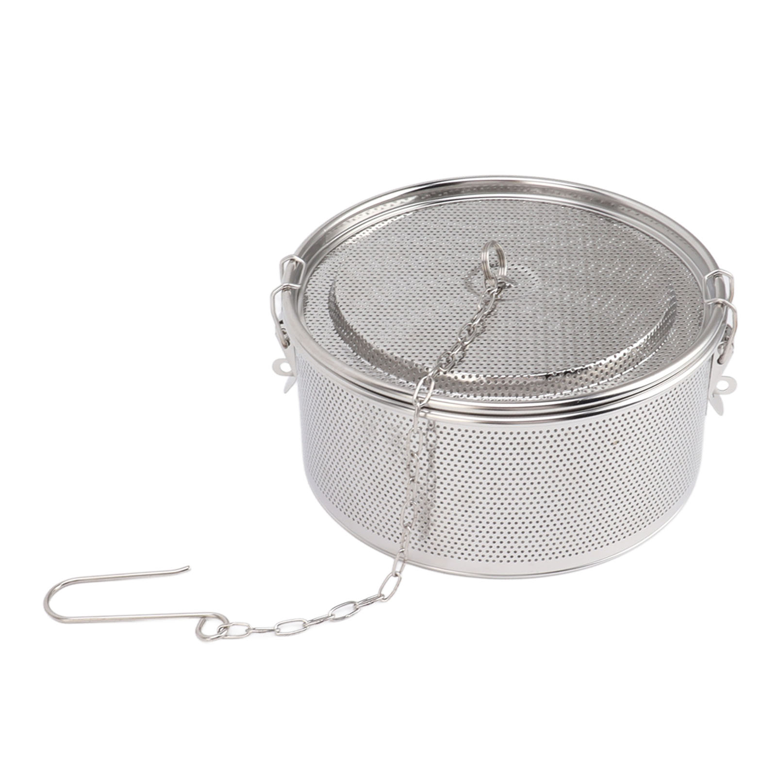 Gewürzsieb Mit Aufhängekette, Teekugeln Aus Edelstahl, Suppengewürzsieb, Korbdurchmesser 20 Cm / 7,9 Zoll
