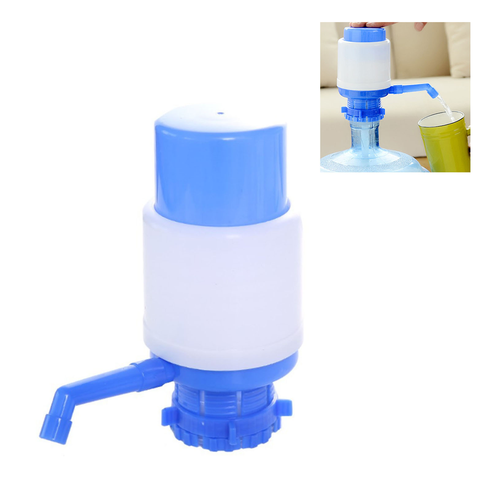 Handwasserpumpe Mit Mittelgroßem Zylinder, Hocheffizienter Filtration, Langlebiger Handwasserspender Für Den Heim- Und Außenbereich