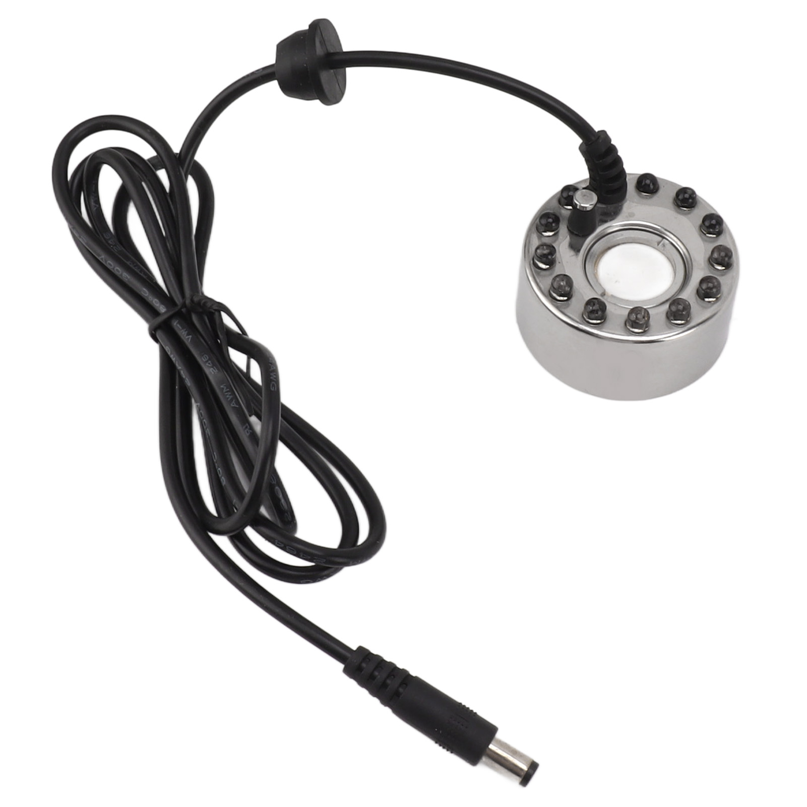 Farbenfrohe 12-led-nebelmaschine, Luftbefeuchter, Teichbrunnen, Nebelzerstäuber Mit 5-v-gleichstromanschluss Für Teichbrunnen, Steingärten Und Aquarien
