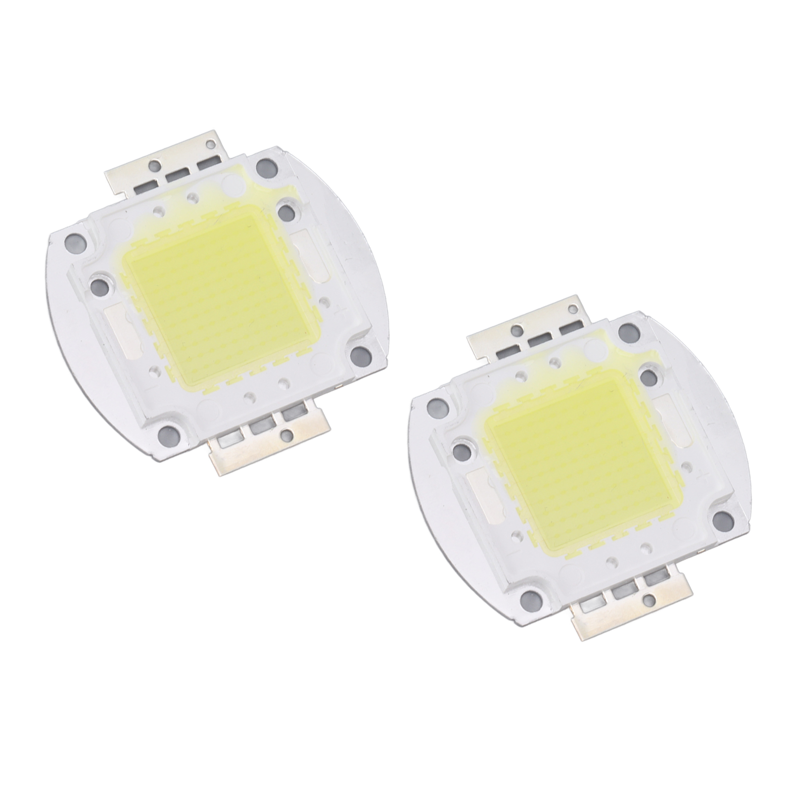 2 X 100w Hochleistungs-led-rundleuchten, Weißes Licht, 9600lm, 6000k, Led-leuchten Für Heimstudio, Ausstellungen, Foodlight-scheinwerfer
