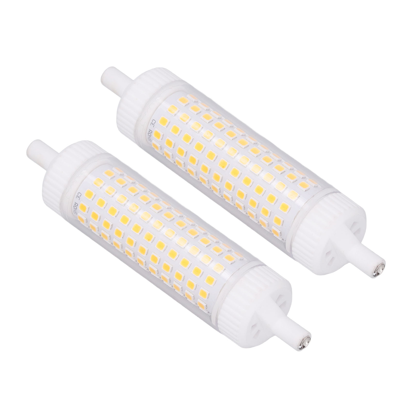 R7s-lampe, Dimmbar, 118 Mm, Doppelseitig, Augenschutz, 154 Leds, 15 W, Bühnen-/stehlampe, 110 V, 2 Stück, Warmweißes Licht