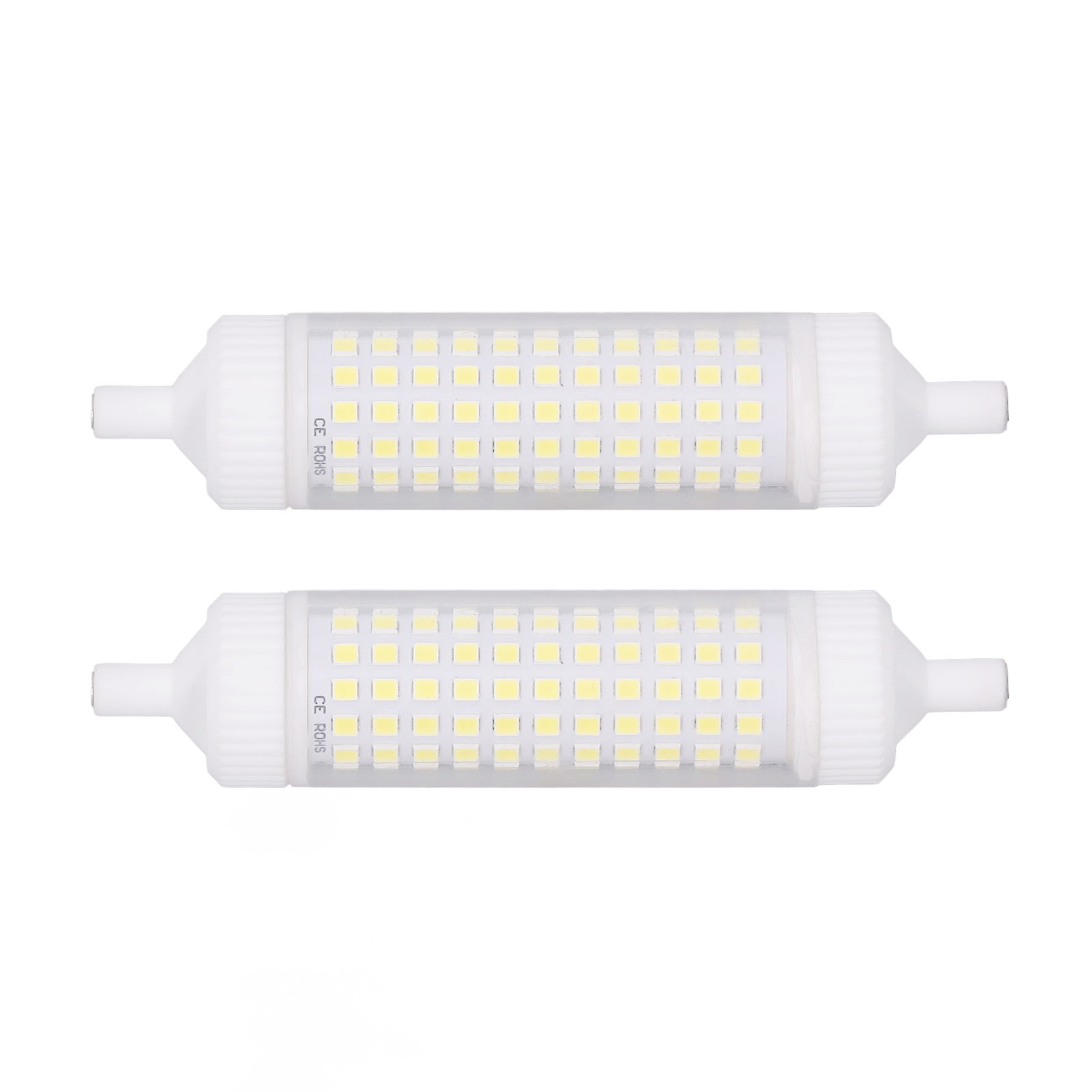 R7s-lampe, Dimmbar, 118 Mm, Doppelseitig, Augenschutz, 154 Leds, 15 W, Für Bühnen- Und Stehlampen, 110 V, 2 Stück, Weißes Licht