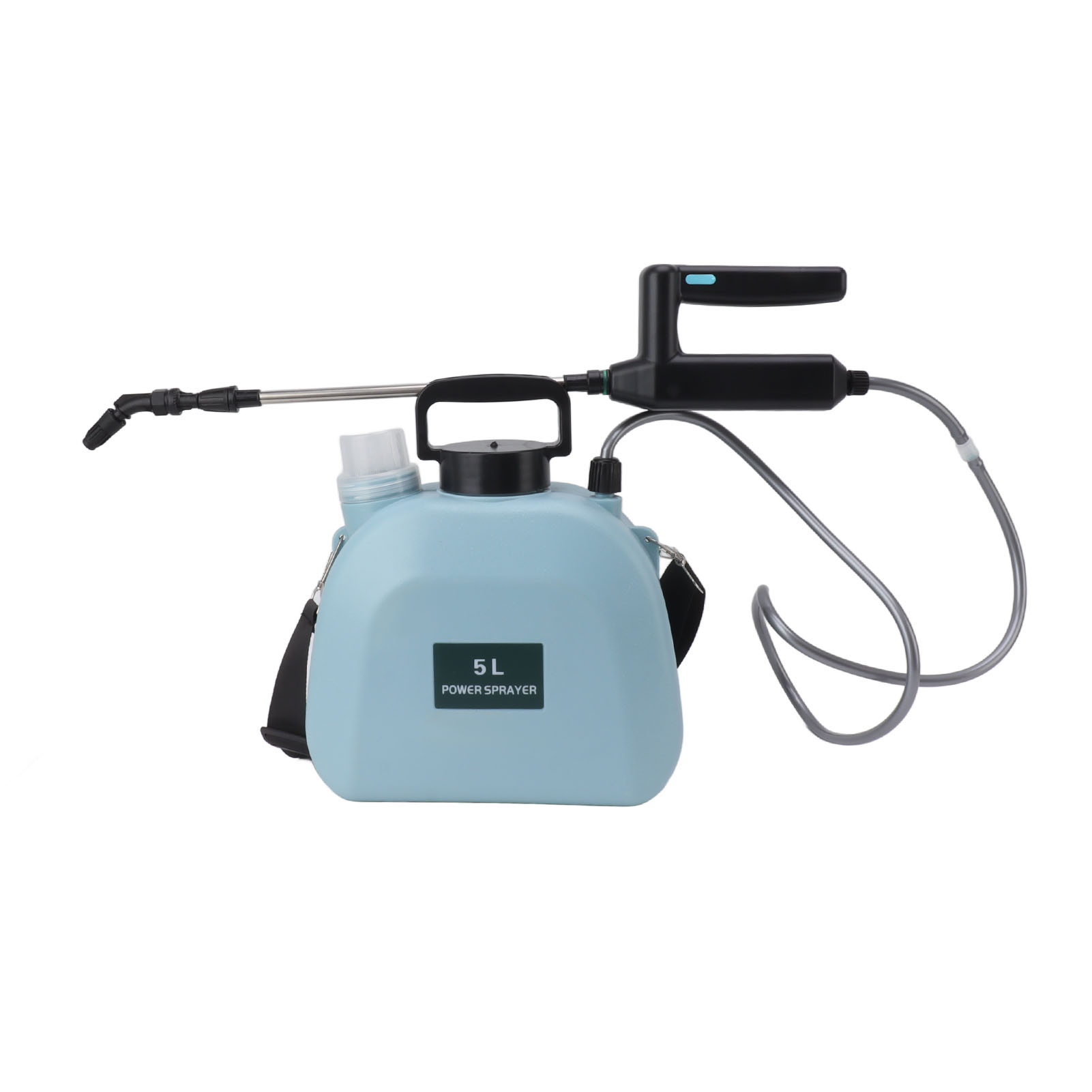 Elektrisches, Kabelloses Sprühgerät, Breit, Rutschfest, Rückensprühgerät Für Pflanzen, Blumen Und Landwirtschaft, 5 L, Blau