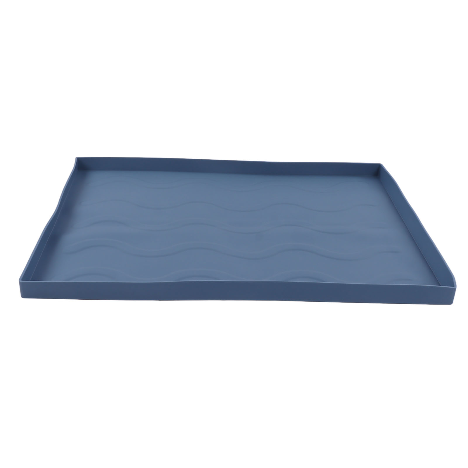 Silikon-grillschutzmatte, Strapazierfähige Silikon-grillmatte, Mittelgroß, Blau