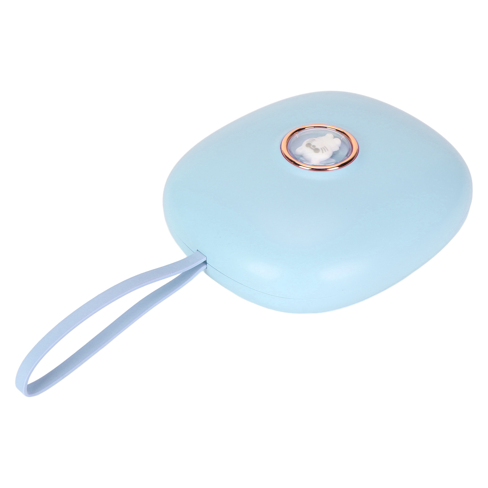 Tragbarer, Elektronischer Led-wecker Mit Vibrationsfunktion Für Tiefen Schlaf Bei Schülern Und Kindern, Blau