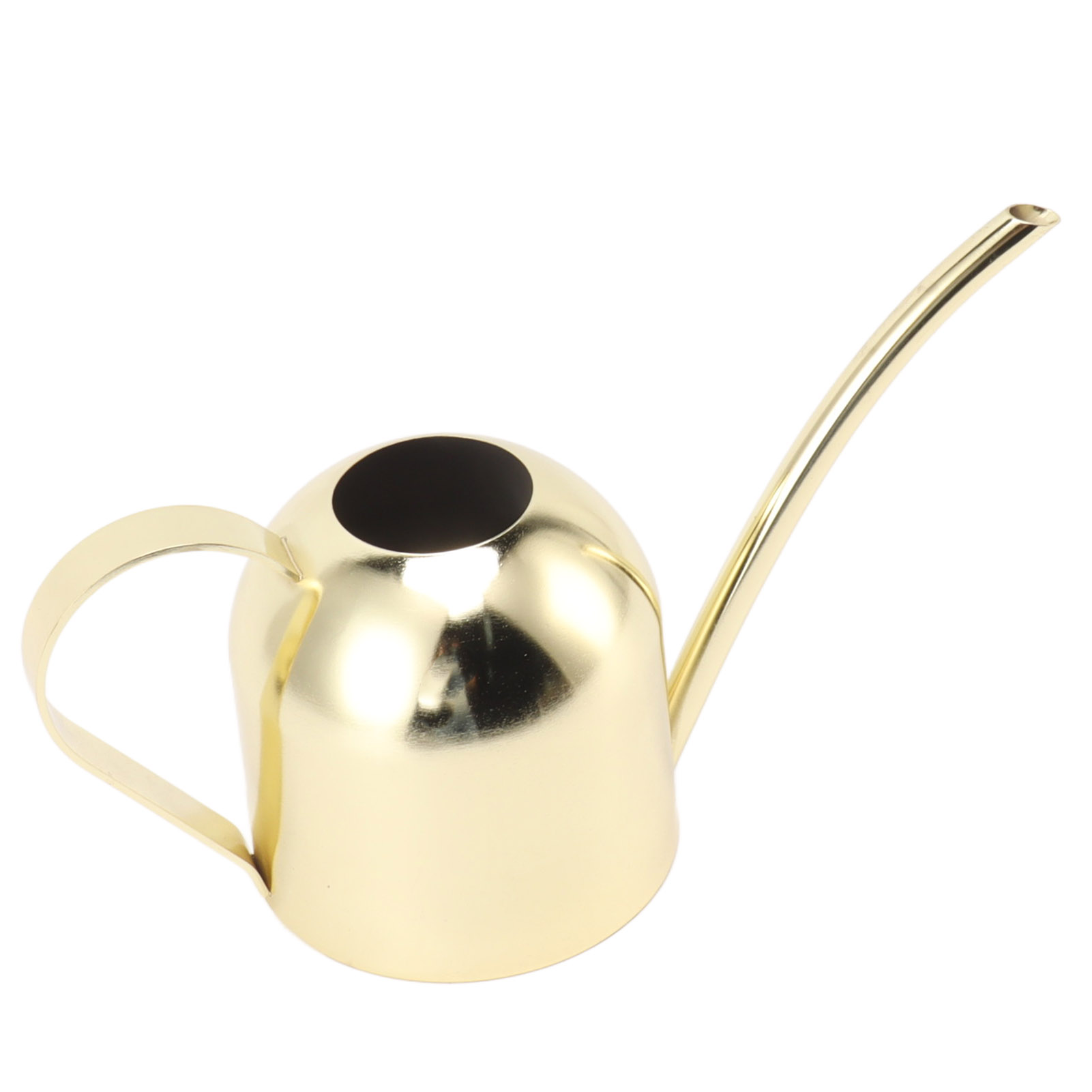 Gießkanne Aus Edelstahl, Großes Fassungsvermögen, Langer Ausguss Für Drinnen Und Draußen, Gartenarbeit, Gold