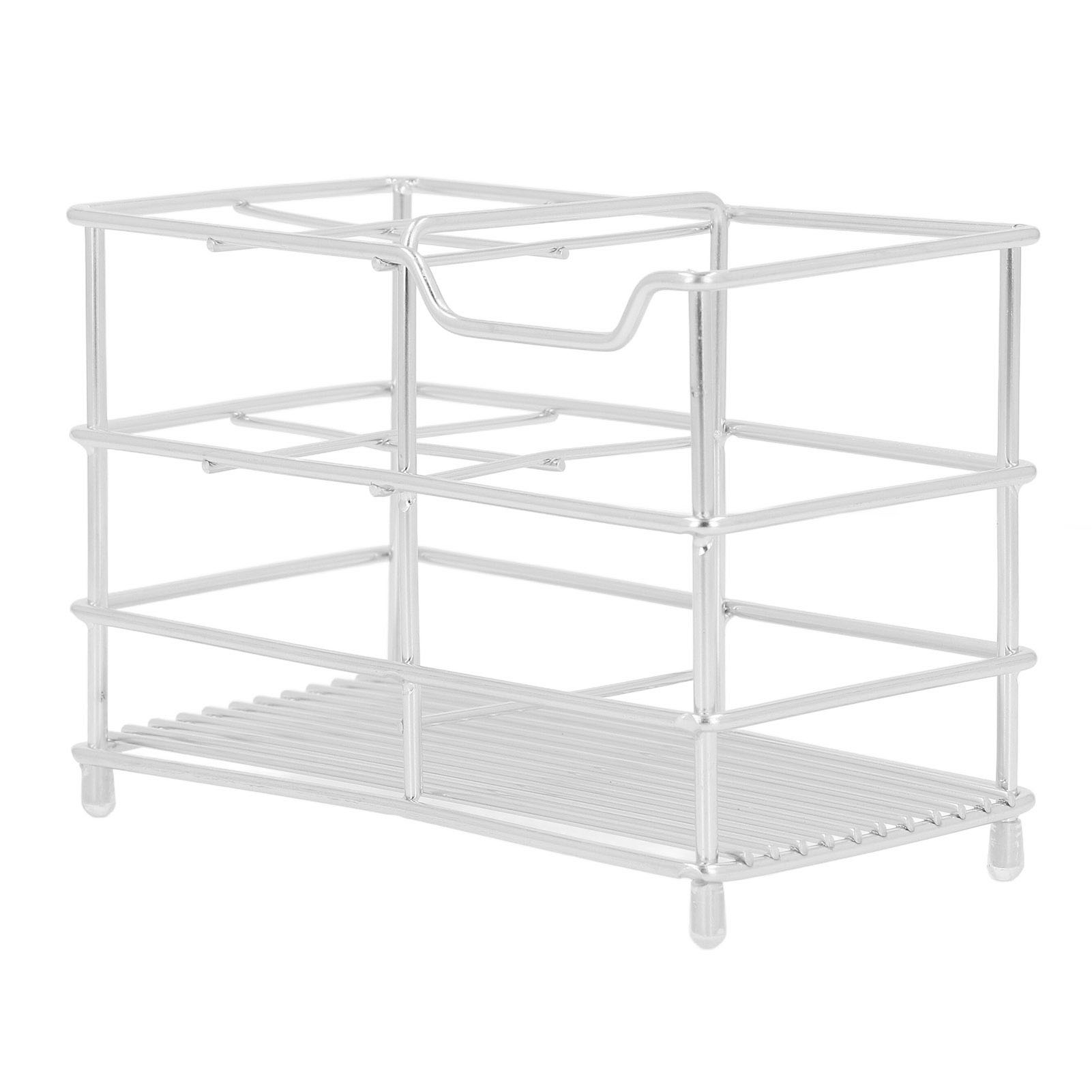 Zahnbürstenhalter Aus Edelstahl, Multifunktional, Für Badezimmeraccessoires, Silber